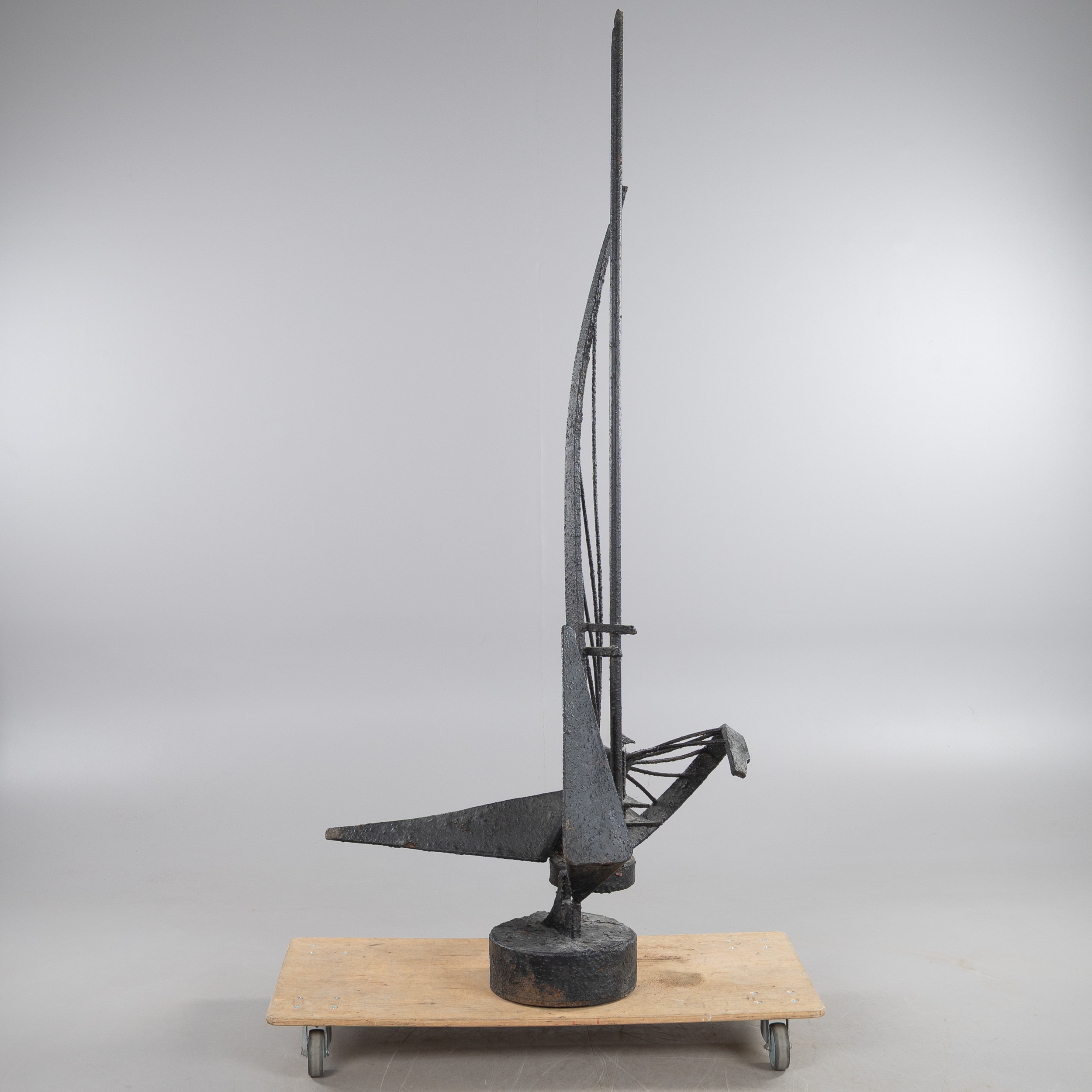 MOGENS CHRISTIAN SØBYGAARD. Skulptur, svärtad smide, 1900-talets andra hälft.