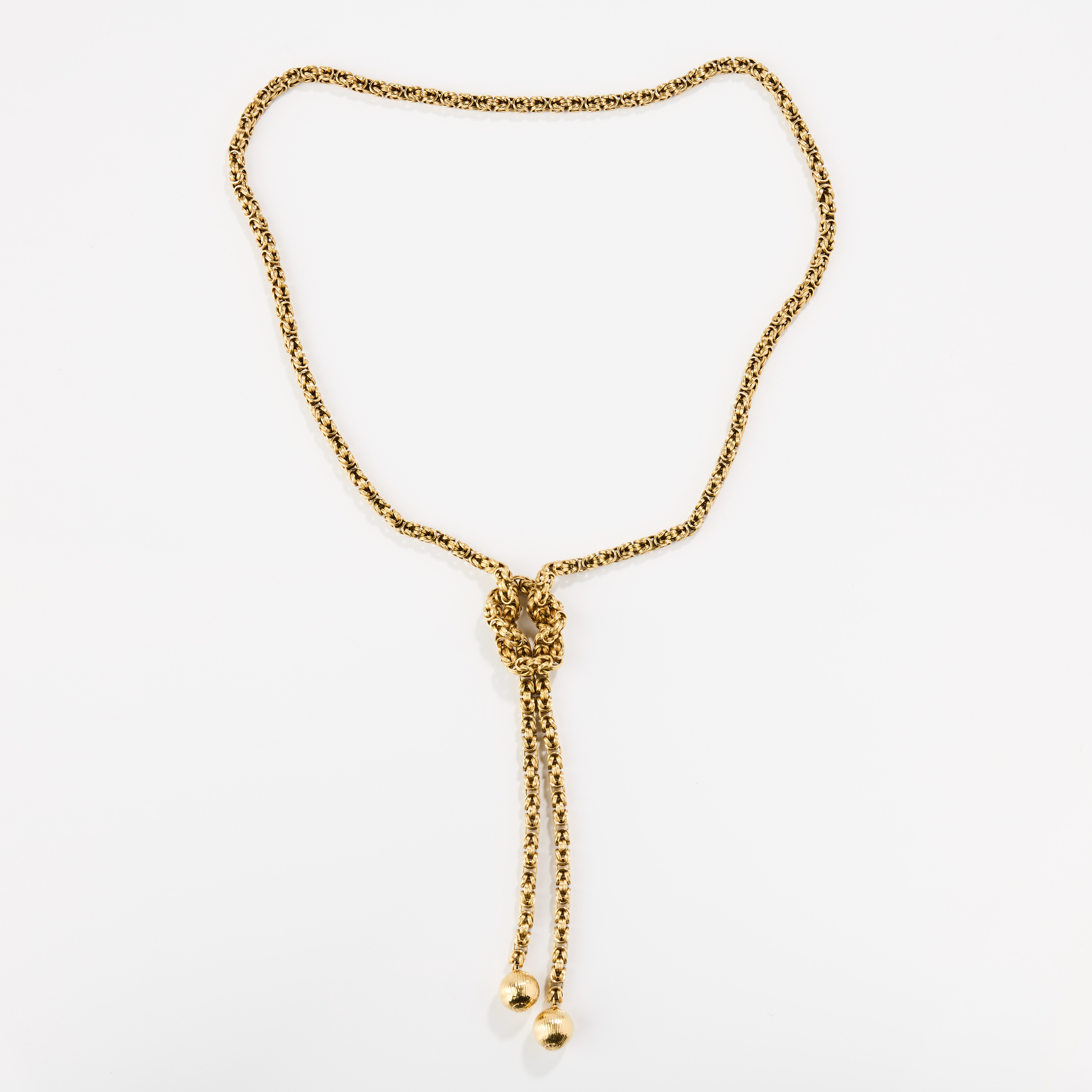COLLIER så kallat SAUTOIR, 18K guld, 1970/80-tal.
