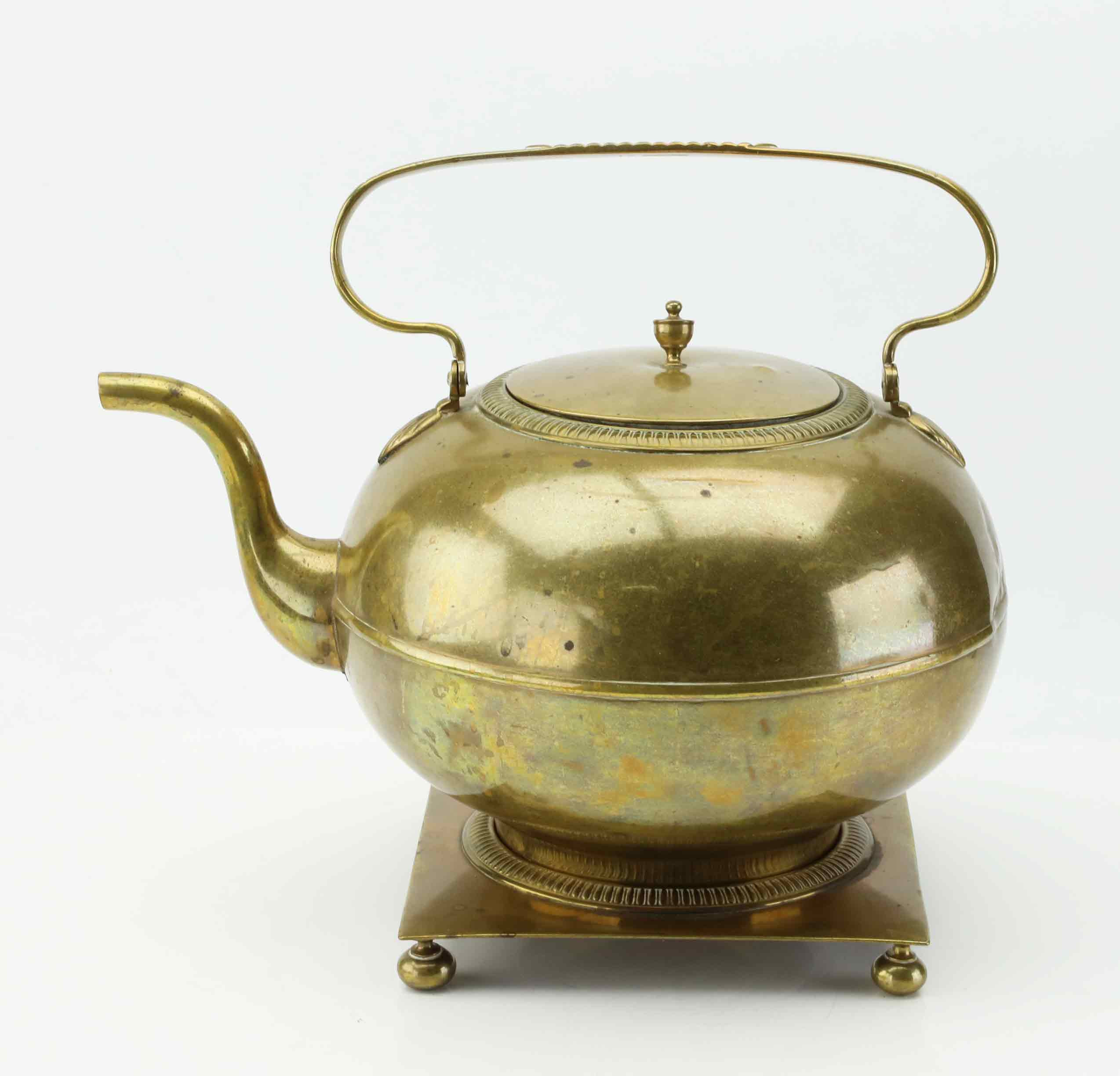 TEKANNA, Empire, Skultuna No 1, mässing, 1800-tal.