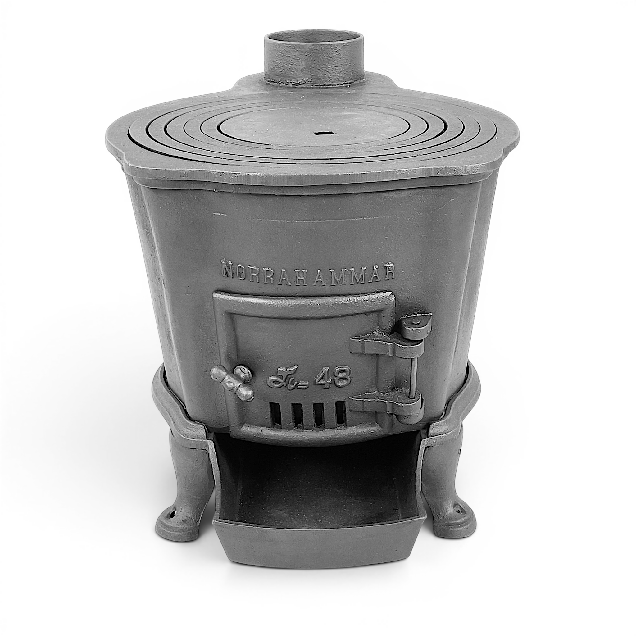 KAMIN, gjutjärn, No 48, Norrahammar.