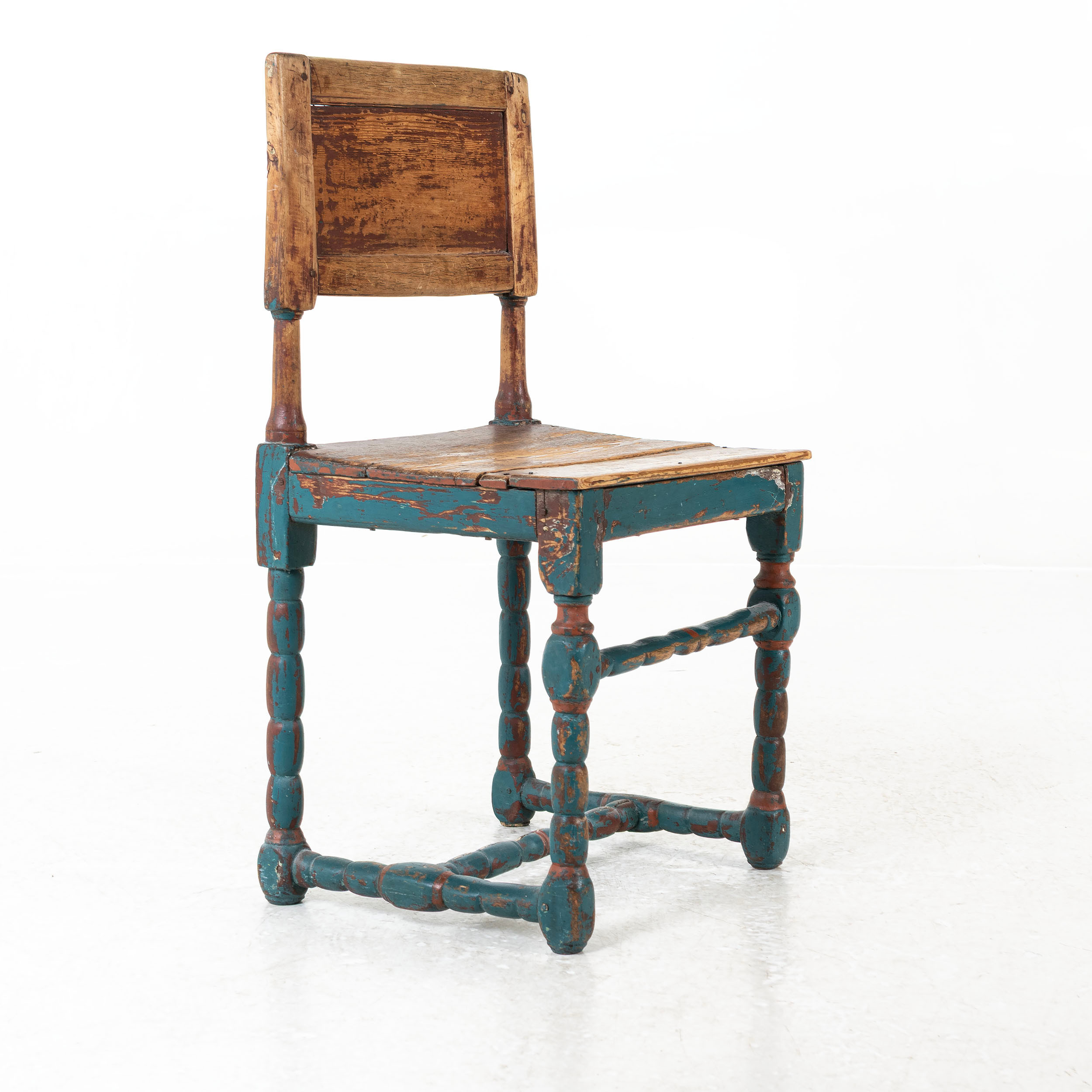 STOL, allmoge med bomärke, 1800-tal.
