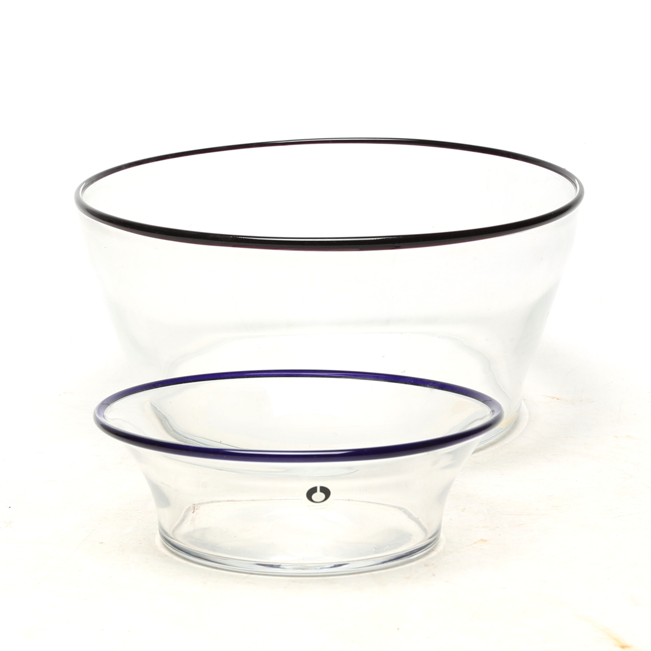 SKÅLAR, 2 st, glas, Pukeberg.