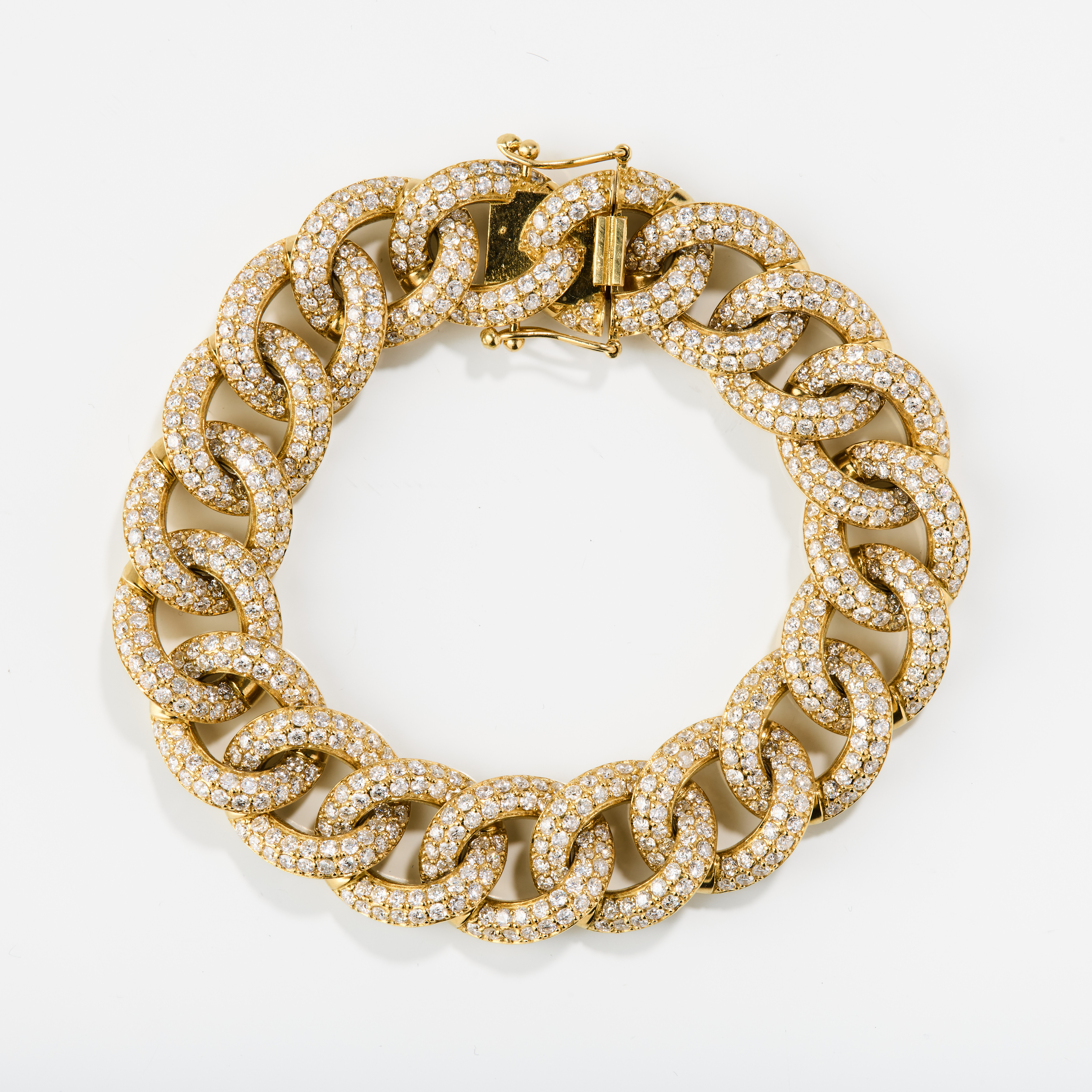 ARMBAND, 18K guld och diamanter.