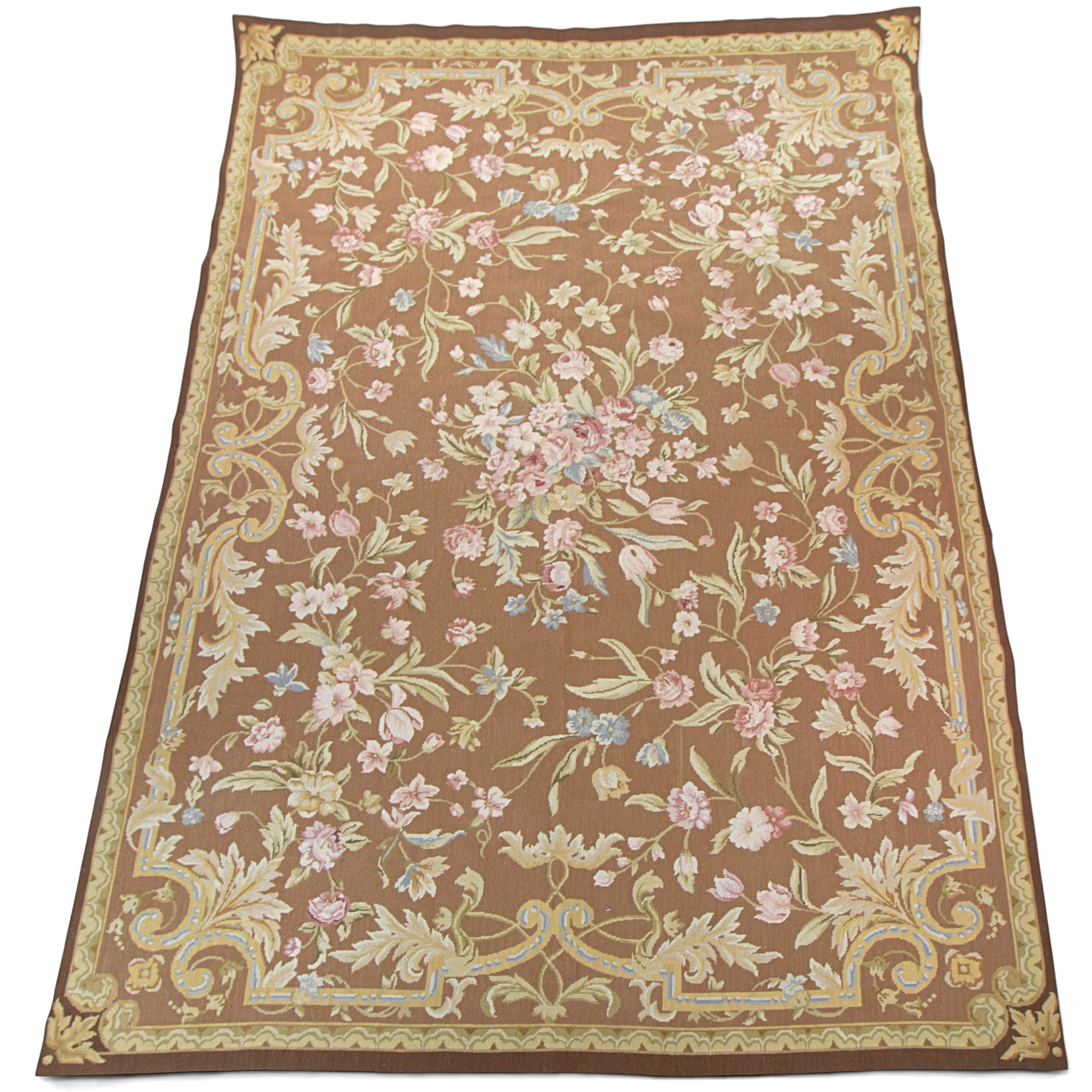 GOBELÄNG, vävd ull, broderad, ca 184 x 280 cm.