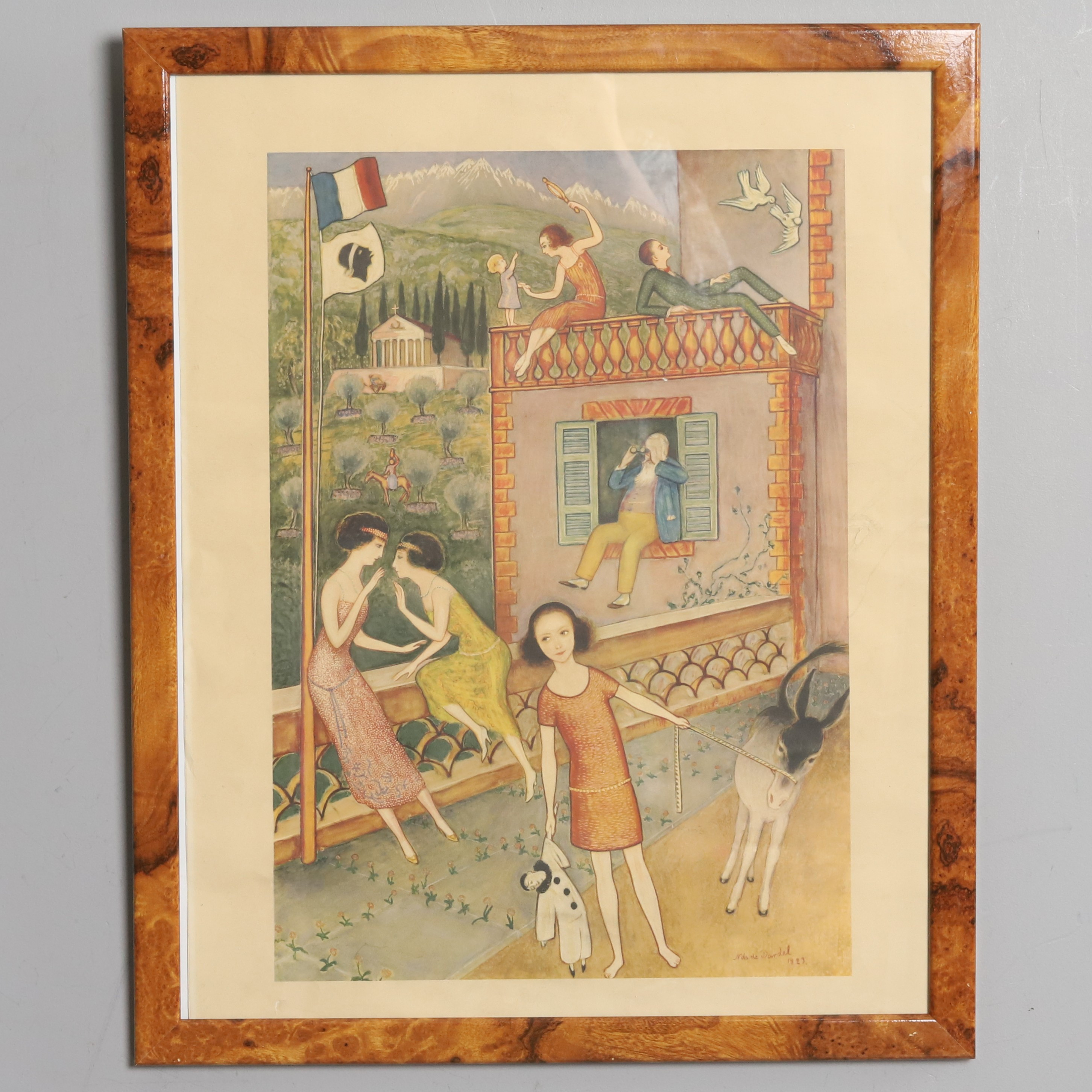 NILS DARDEL. TRYCK, EFTER, signerad i tryck och daterad 1923.