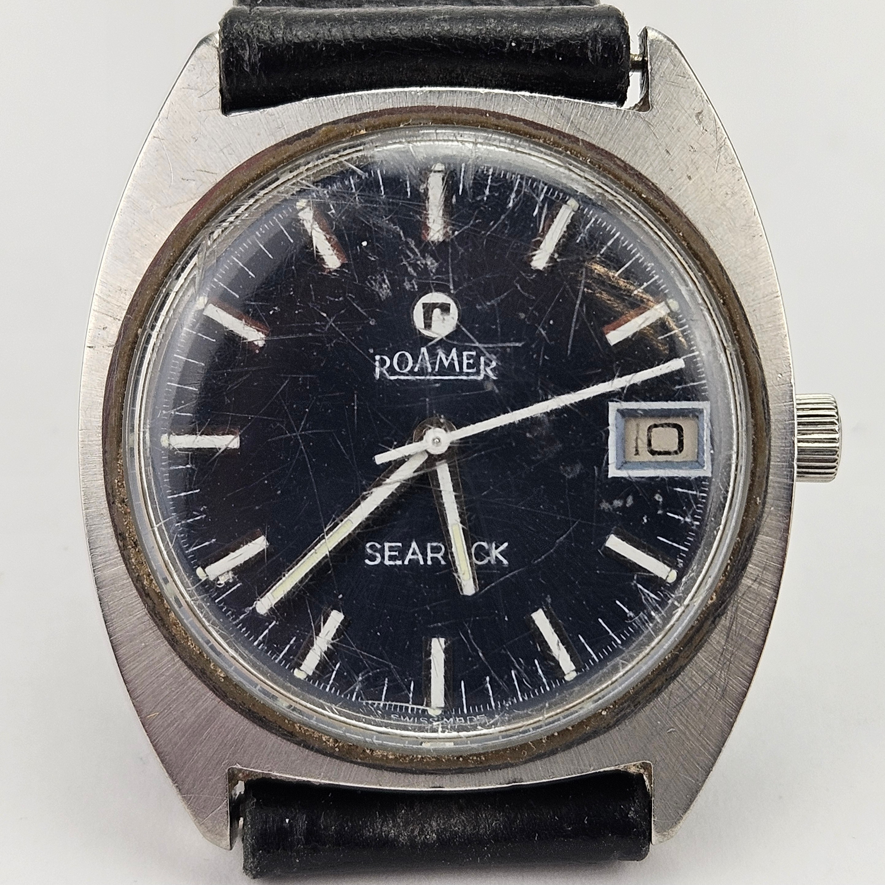 ARMBANDSUR, stål, Roamer, Searock.