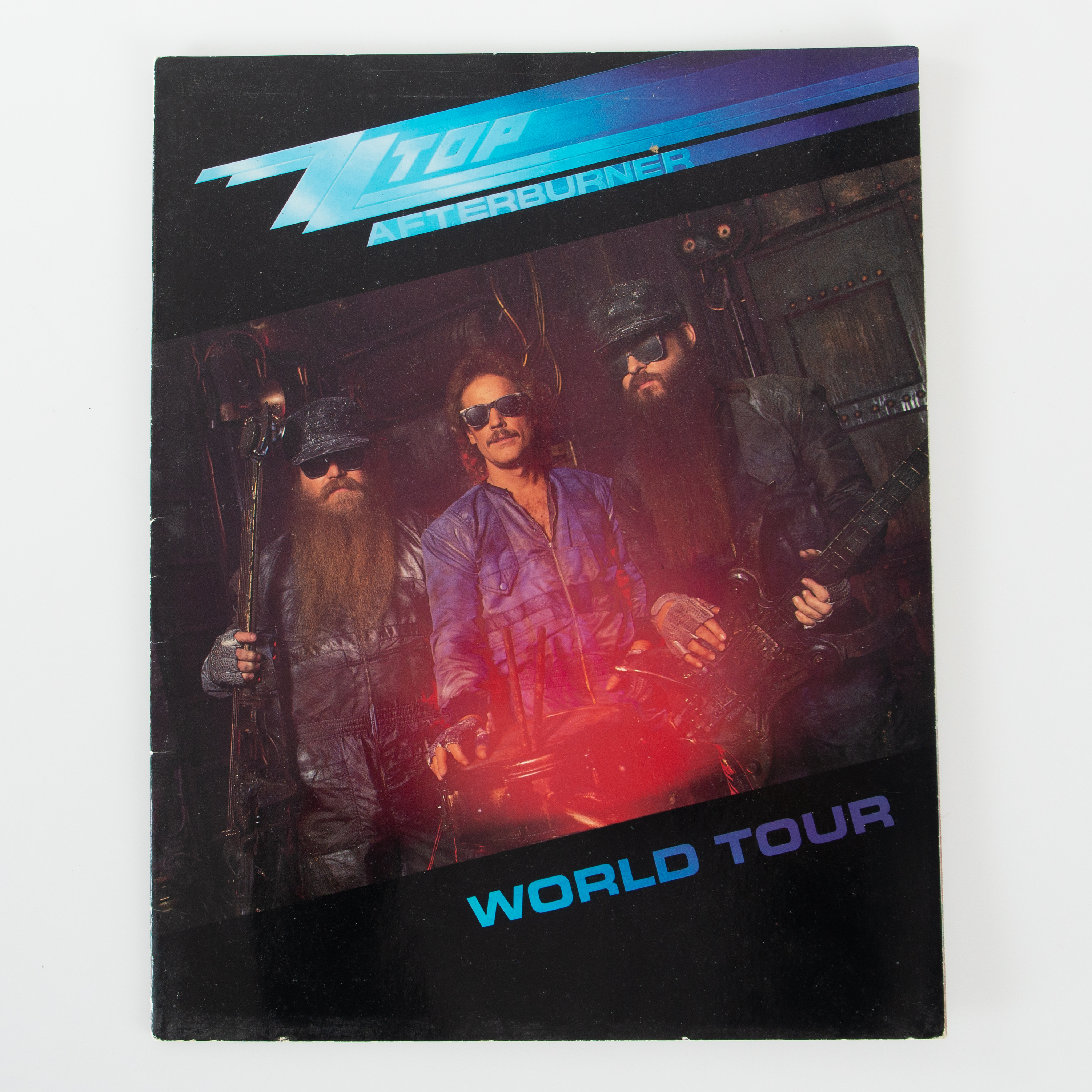 ZZ TOP AFTERBURNER FOTO/TURNÉPROGRAM 1985.