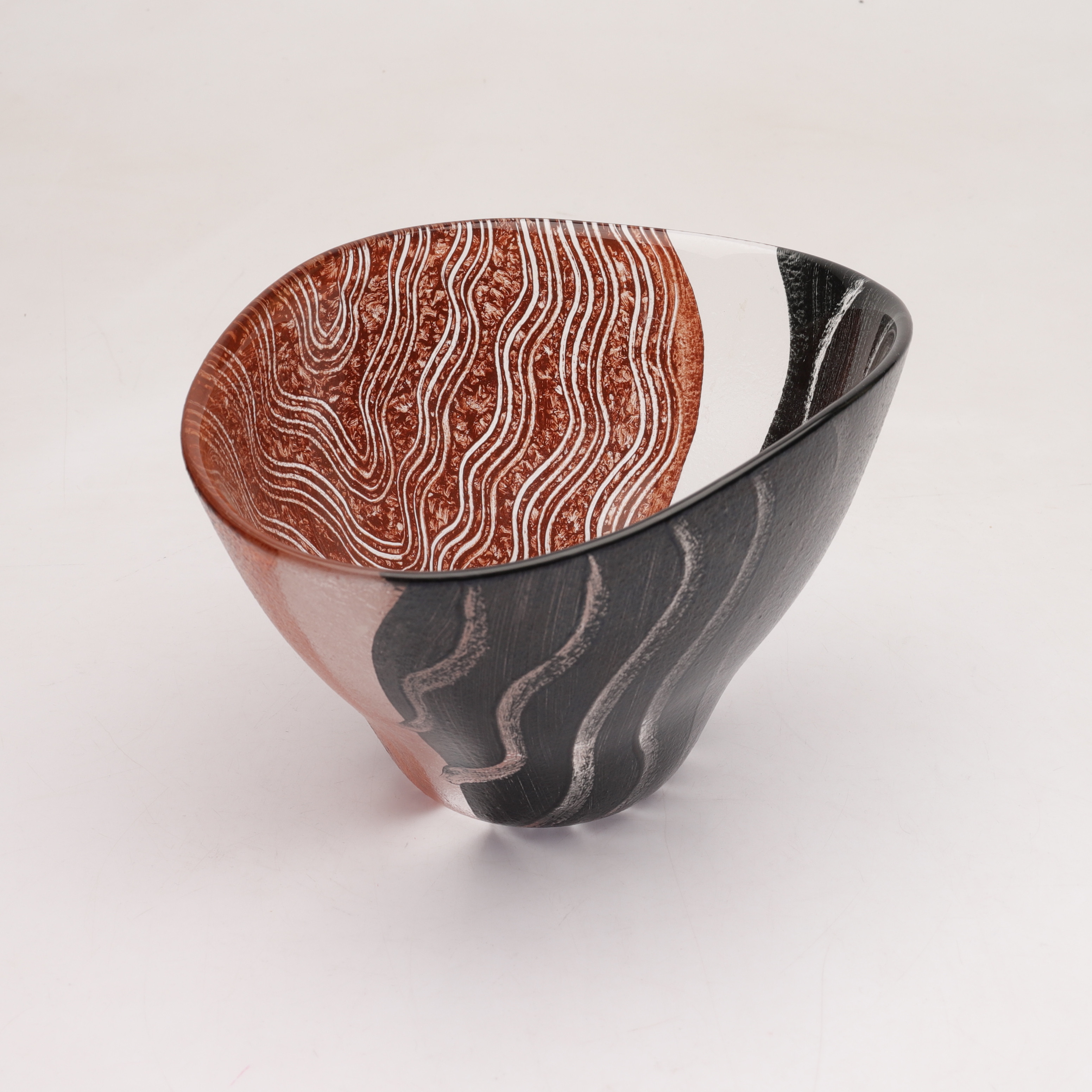 MONICA BACKSTRÖM. skål, glas, "Tonga", Kosta Boda.