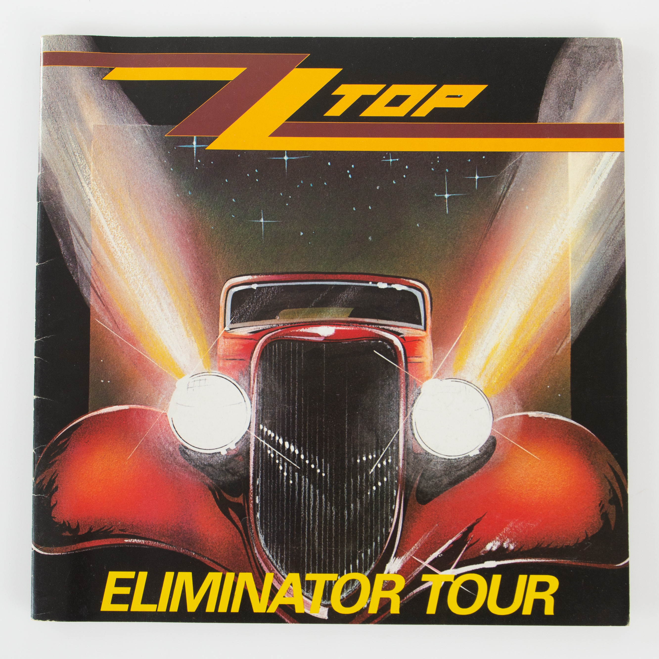 ZZ TOP FOTO/TURNÉPROGRAM ELIMINATOR TOUR 1983/84.
