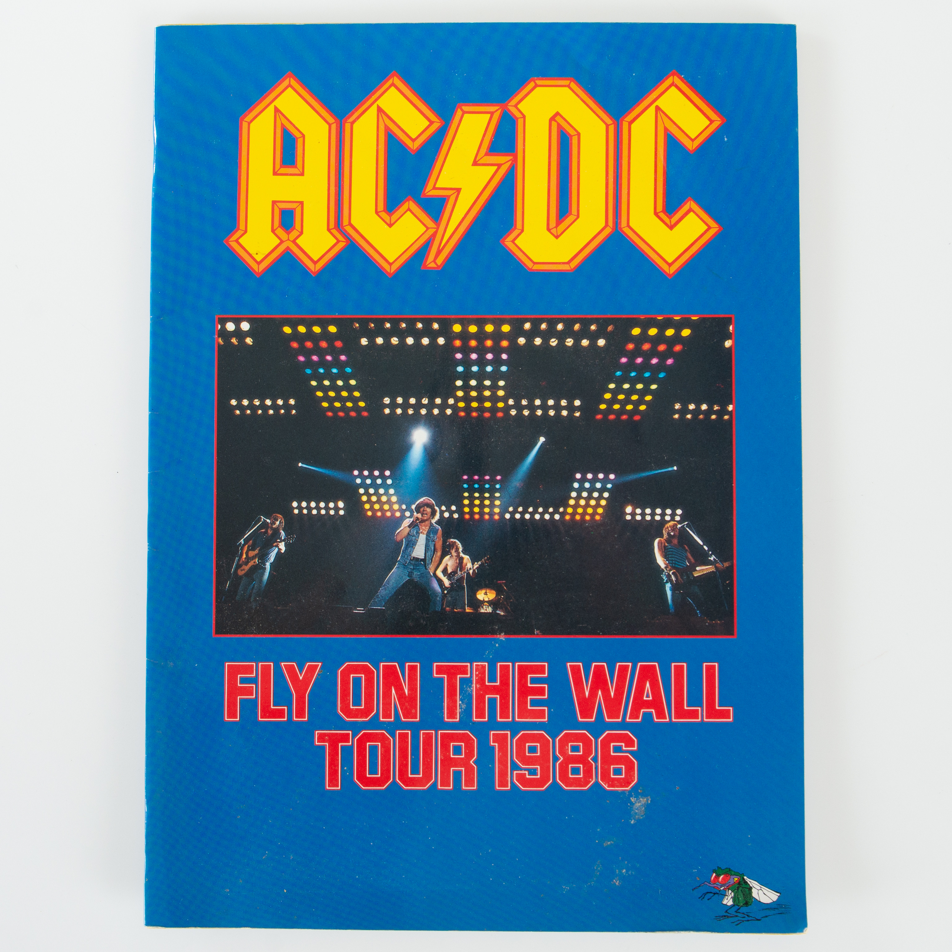 AC/DC FOTO/TURNÉPROGRAM FLY ON THE WALL TOUR 1986.