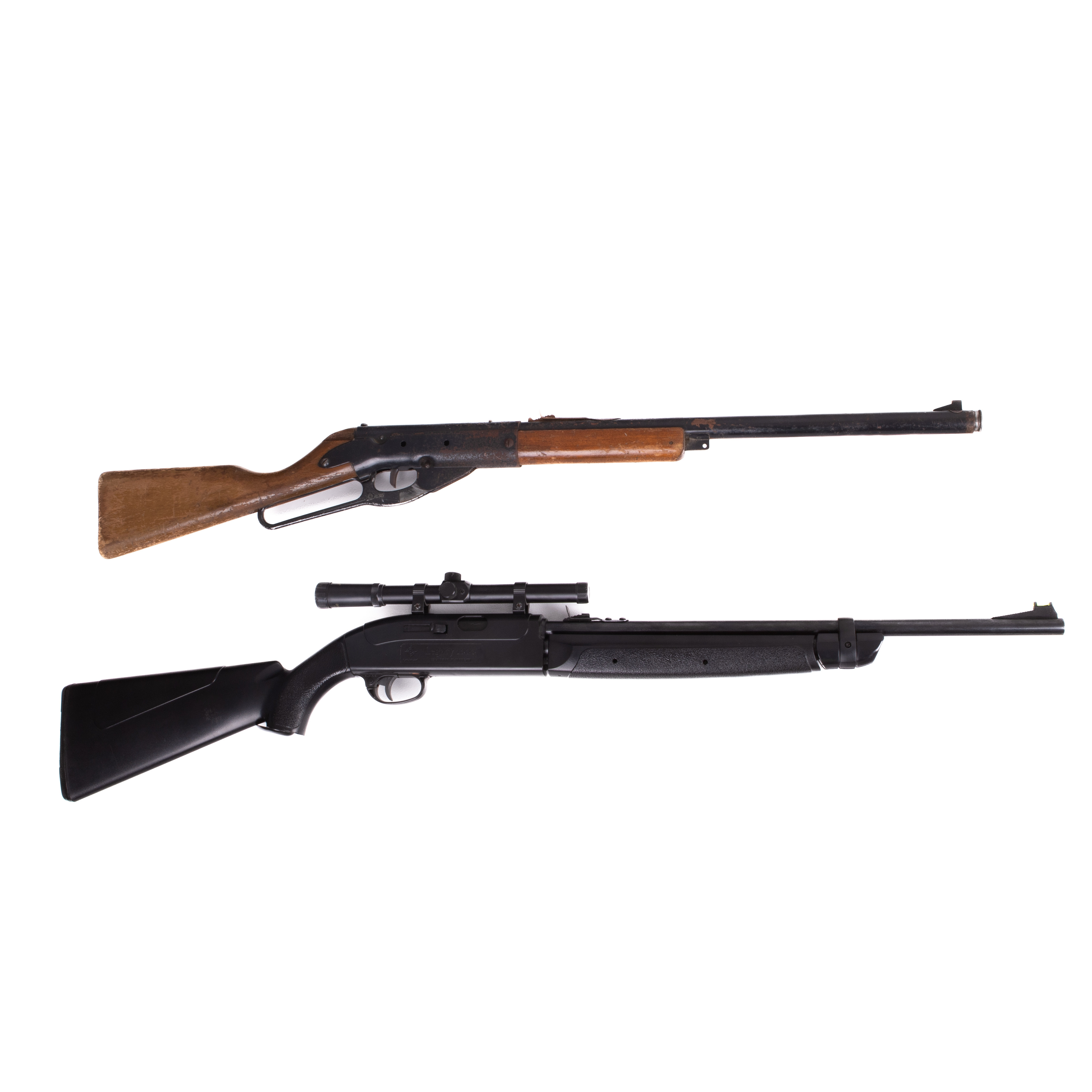 LUFTGEVÄR, 2 st, Crosman 1000 legacy, Daisy Modell 1000. USA, 1900-tal.