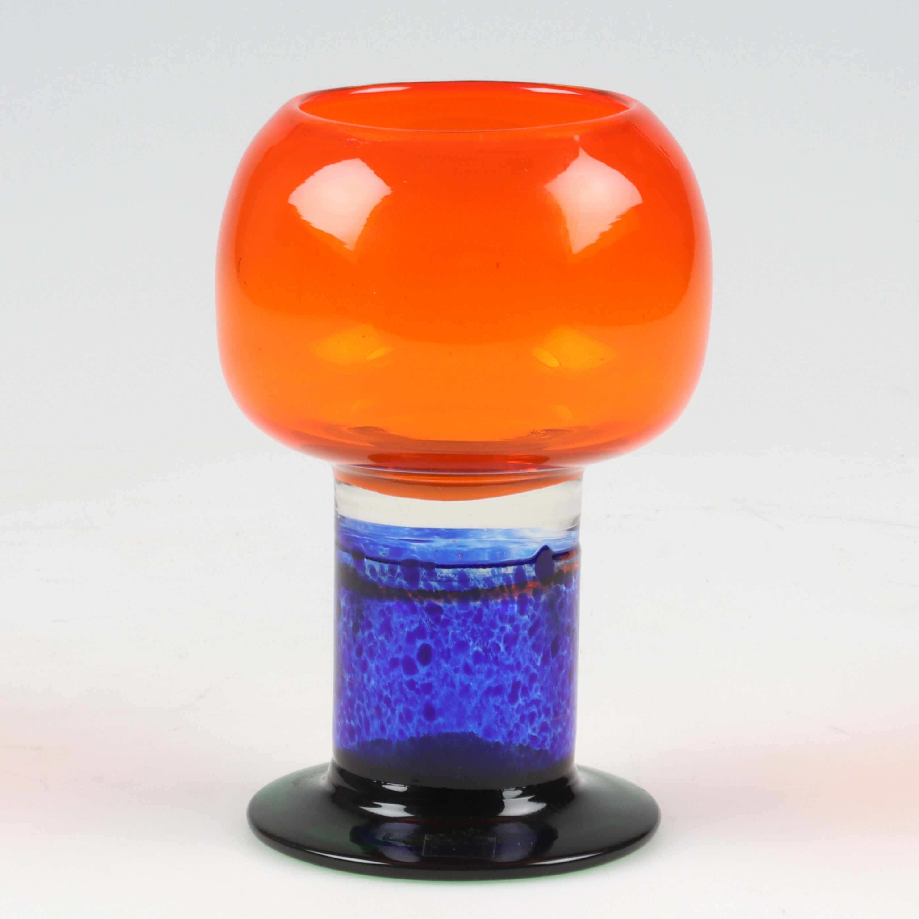 KAJ FRANCK. Pokal,"Pokaali", glas, Nuutajärvi, Notsjö.