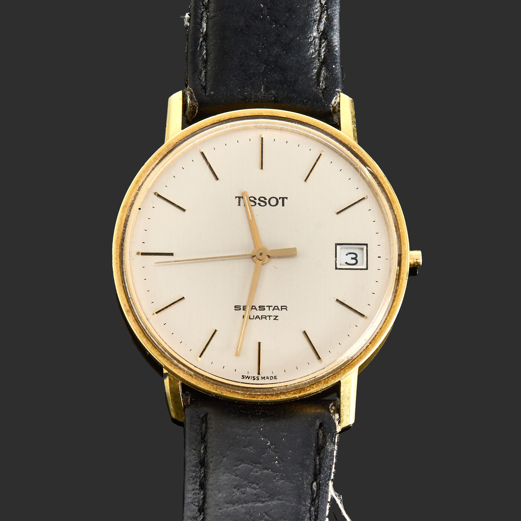 ARMBANDSUR, Tissot, "Seastar", ur i 18k guld.