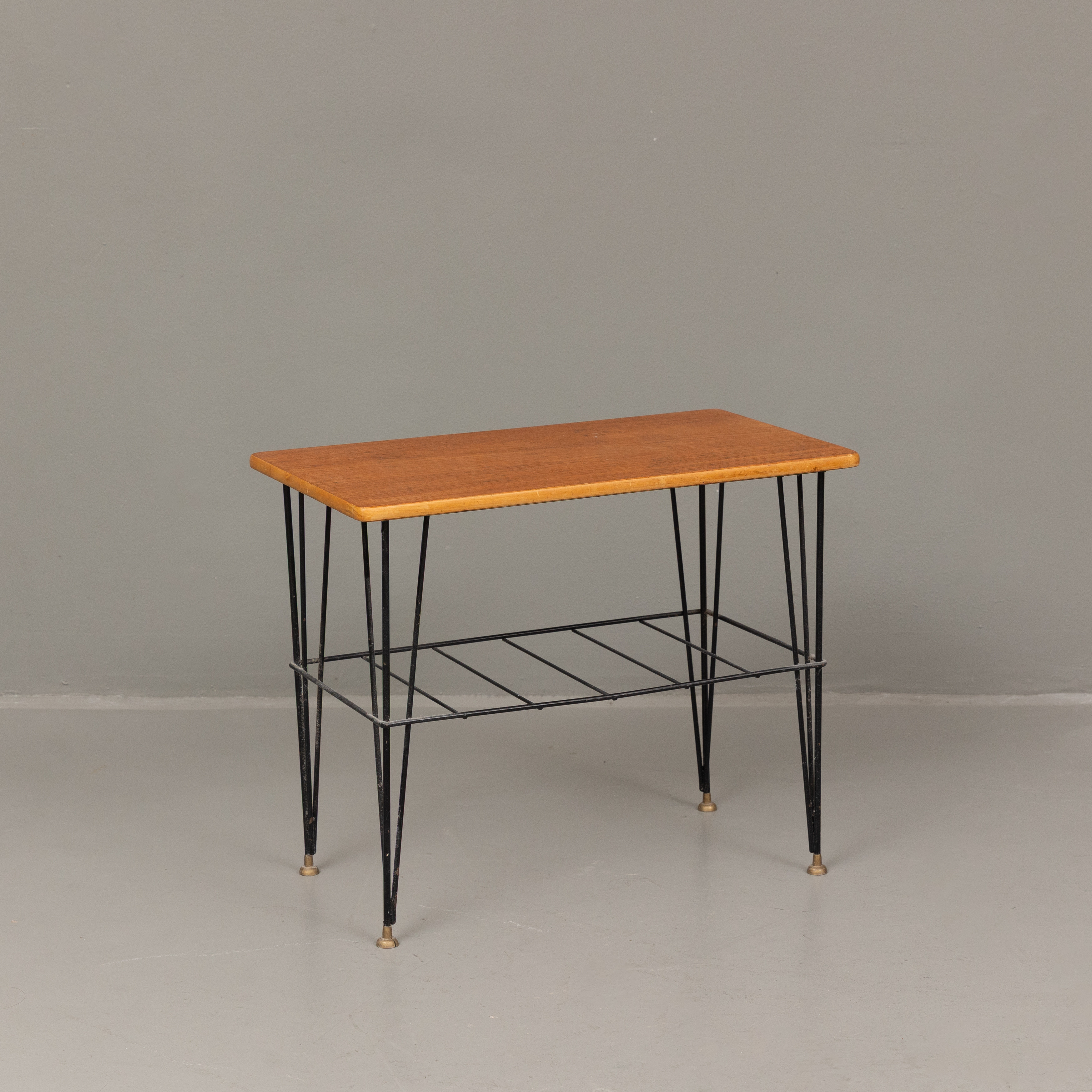 TIDNINGSBORD, teak, Stringmodell, 1950/1960-tal.