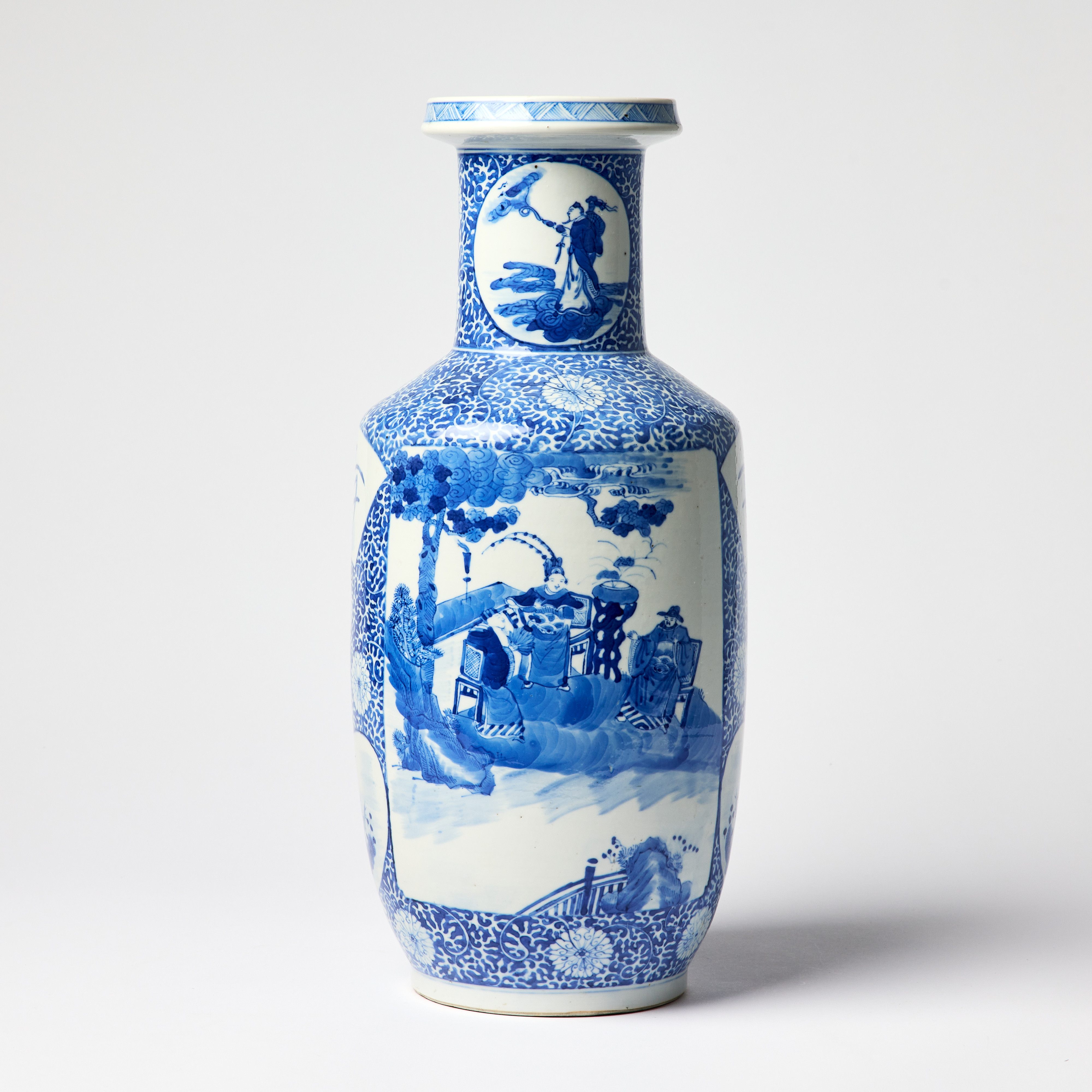 A Chinese Rouleau Vase.