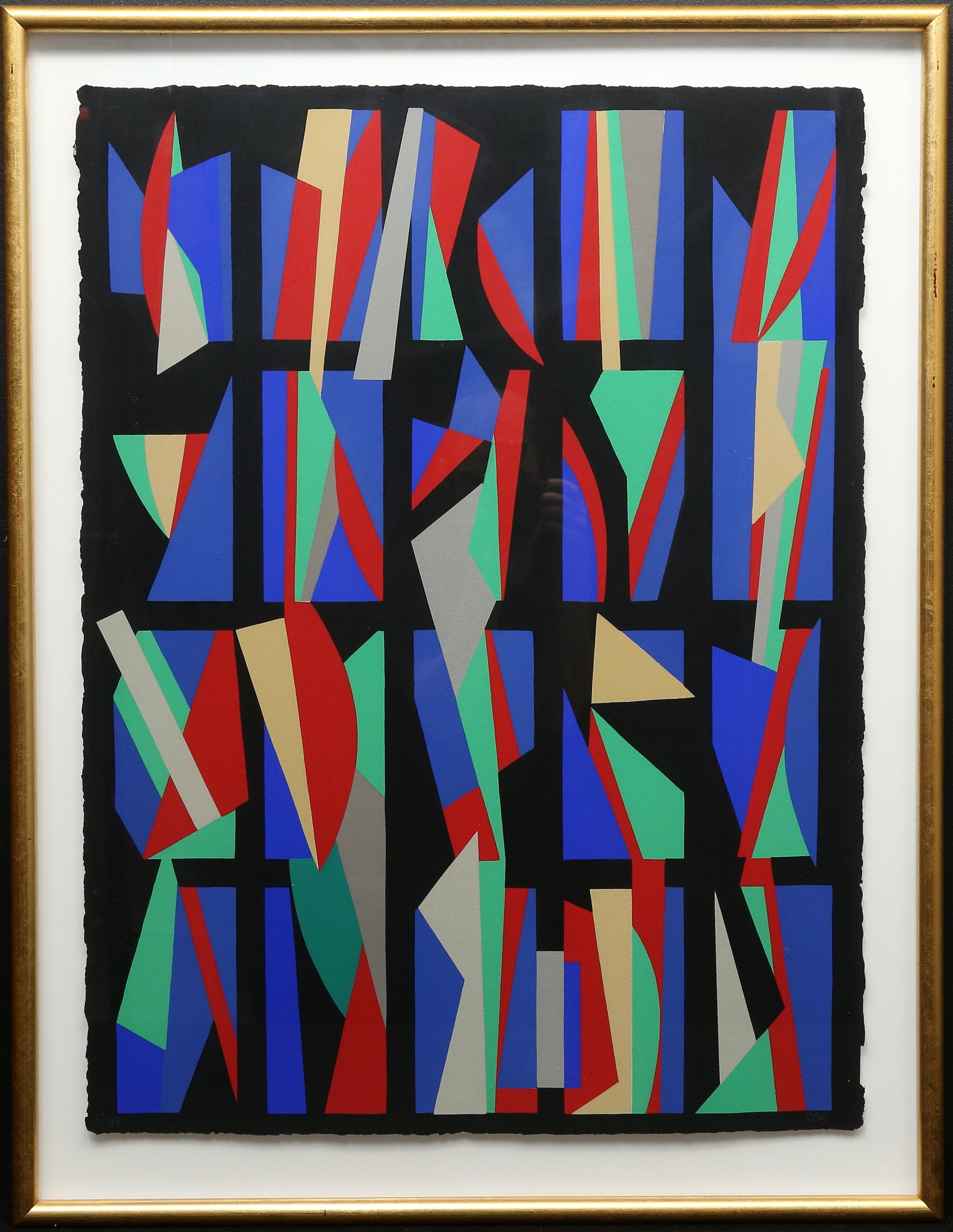 C GÖRAN KARLSSON. färgserigrafi, signerad och numrerad CGK 38/150.