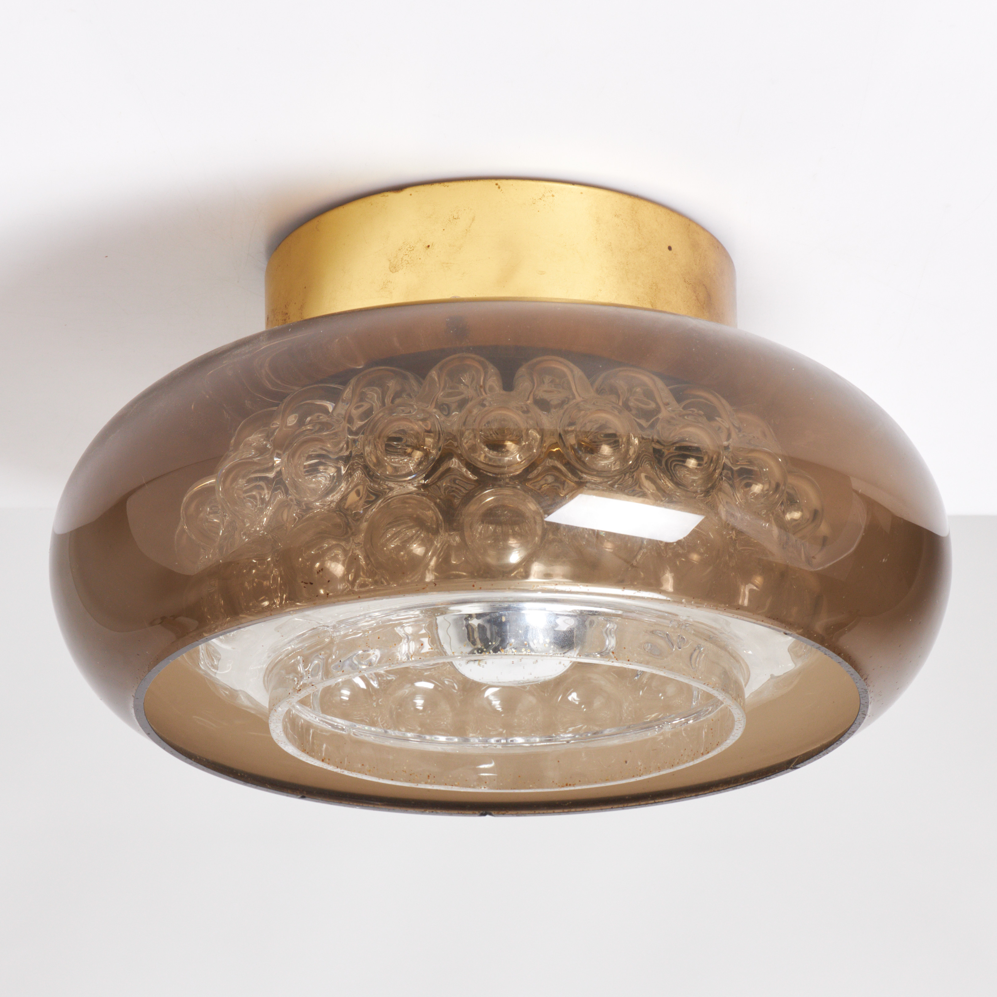 TAKLAMPA, glas, Carl Fagerlund, Orrefors.