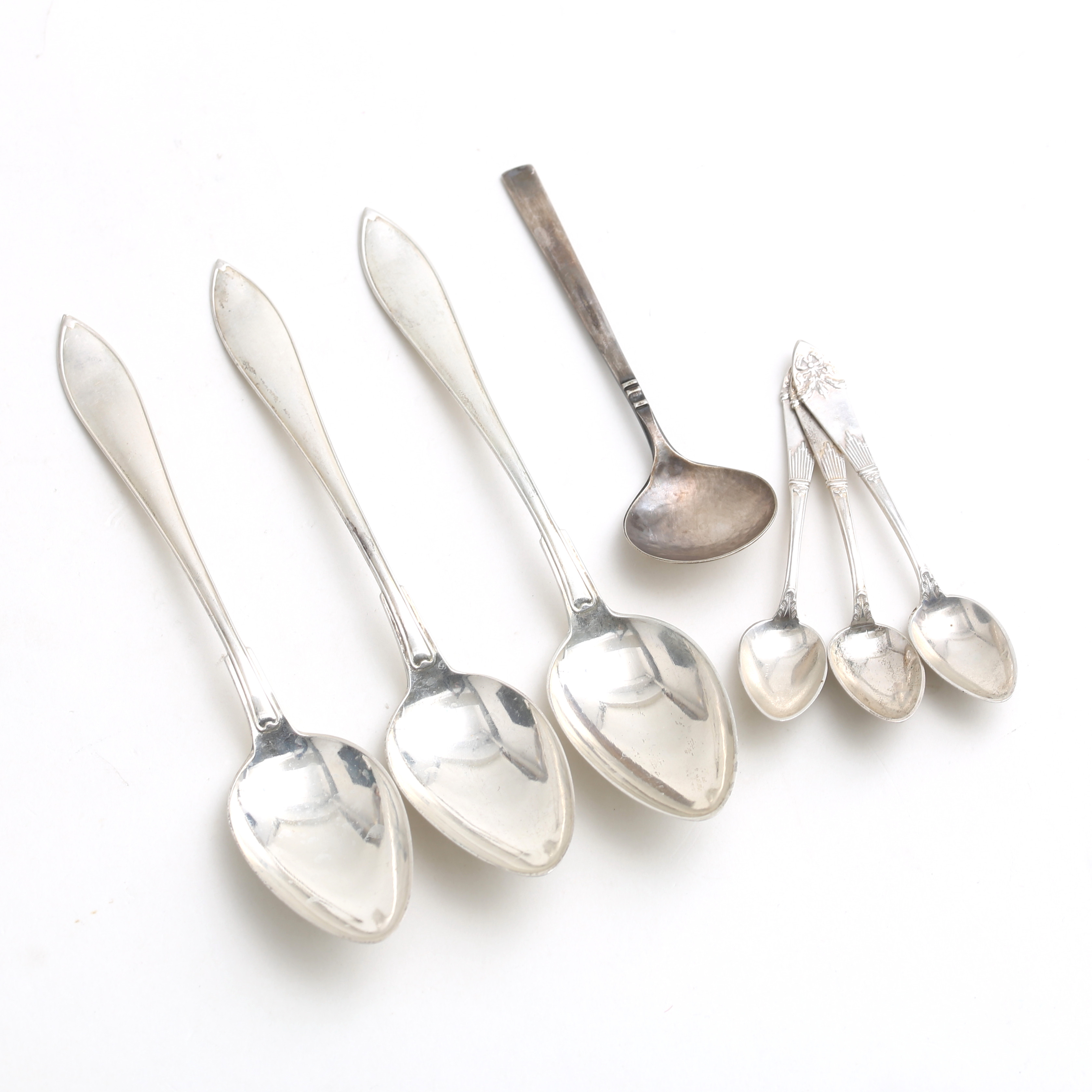 SKEDAR, 7 st, silver, 141 gram.