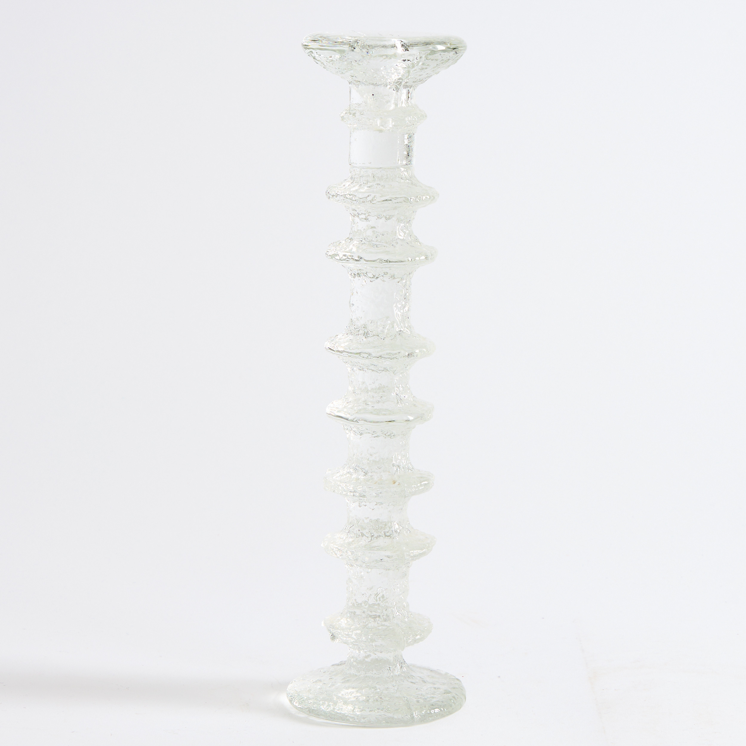 TIMO SARPANEVA. Ljusstake, "Festivo", för Iittala, åtta ringar.