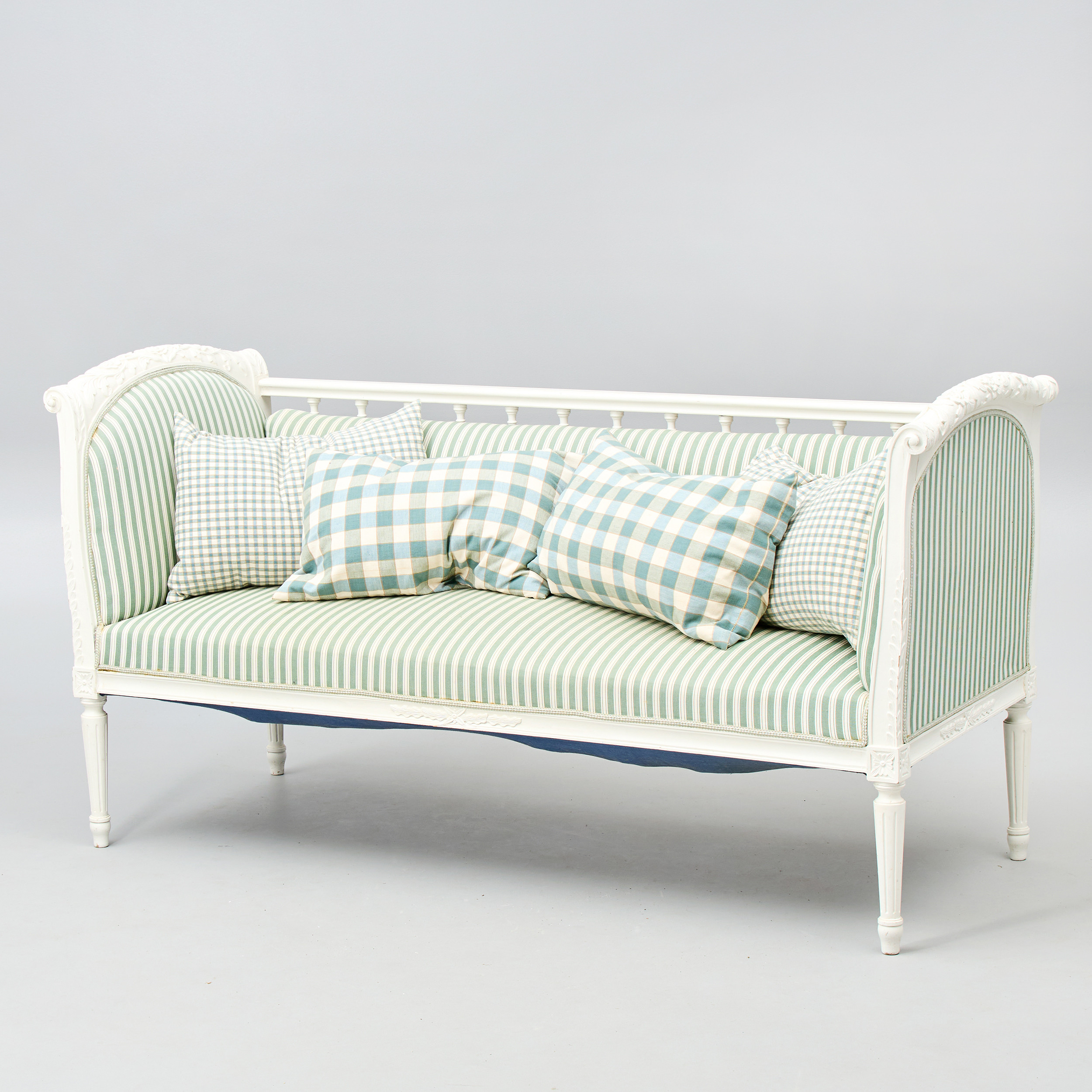SOFFA, s.k bankettsoffa, gustaviansk stil, 1900-tal.