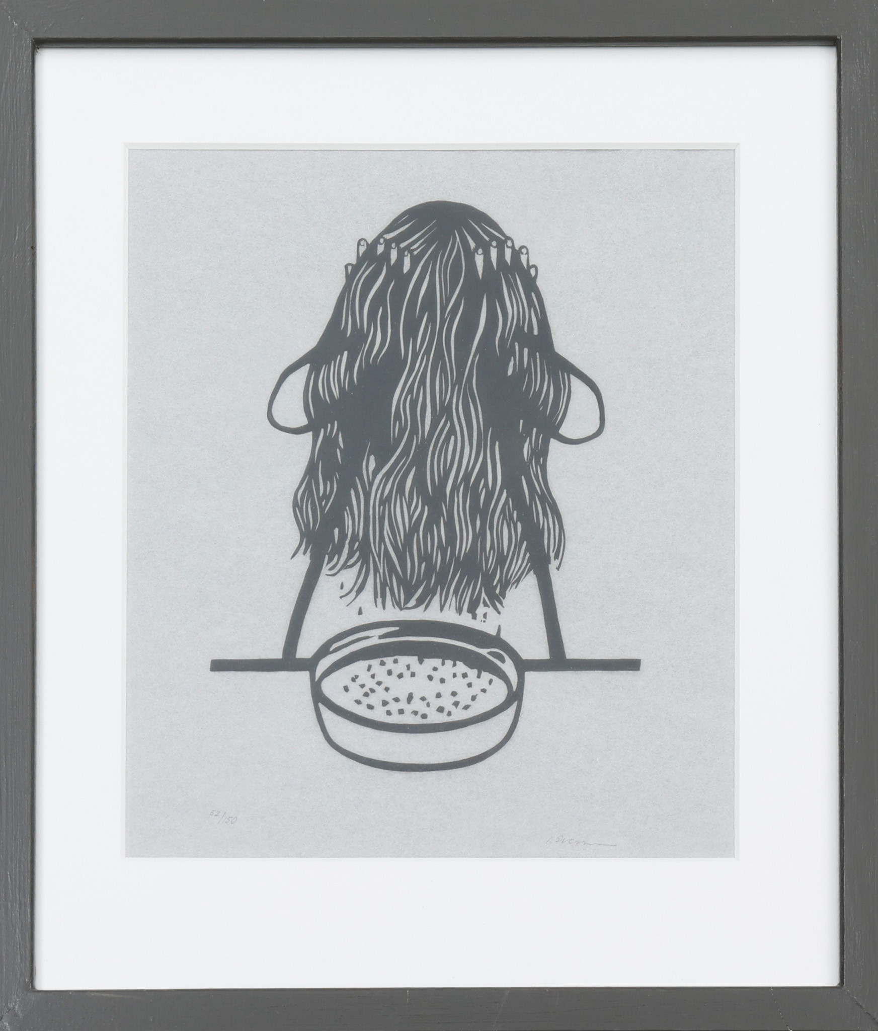 INGELA SVENSSON. Litografi, signerad och numrerad 52/150.