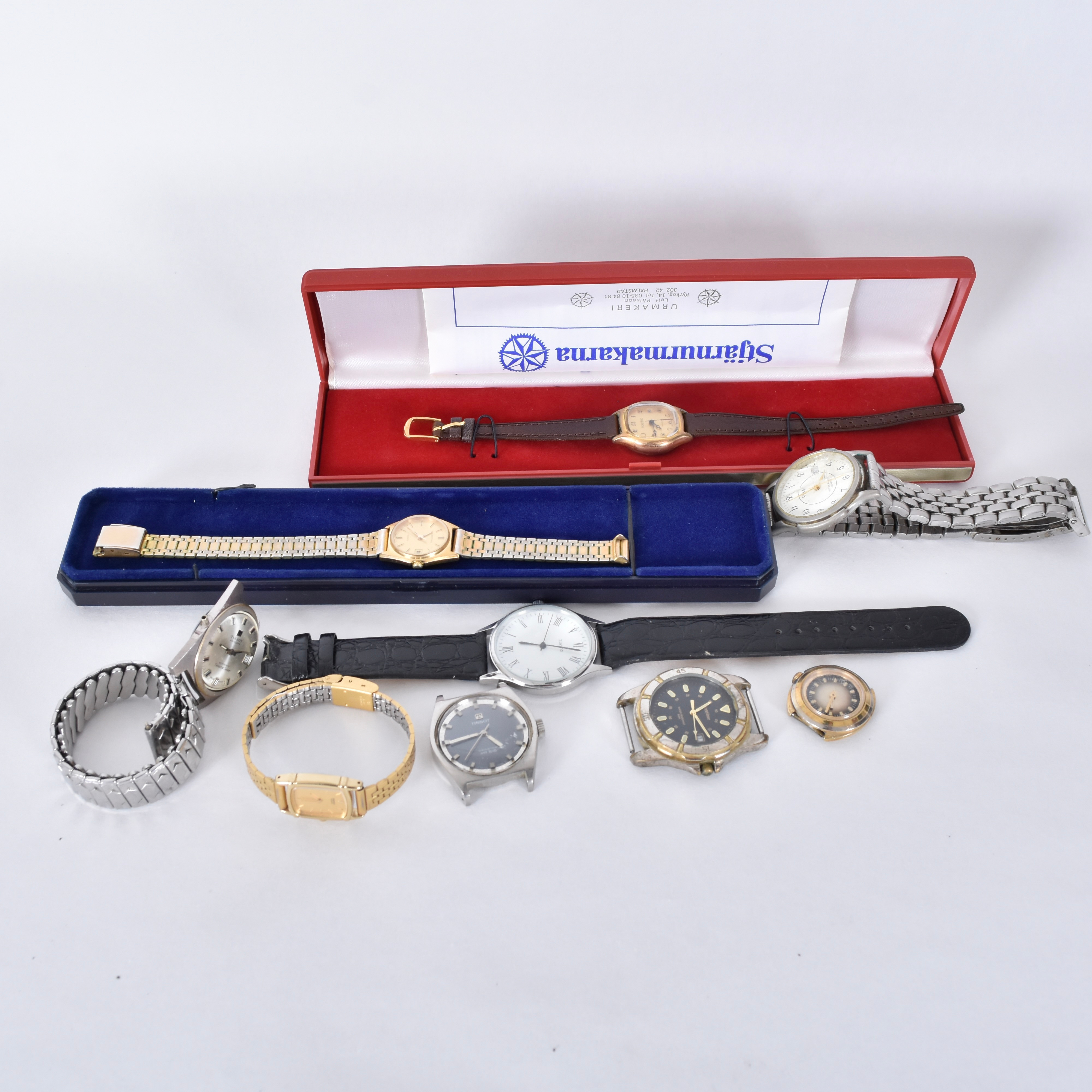 PARTI ARMBANDSUR, bl a Tissot.