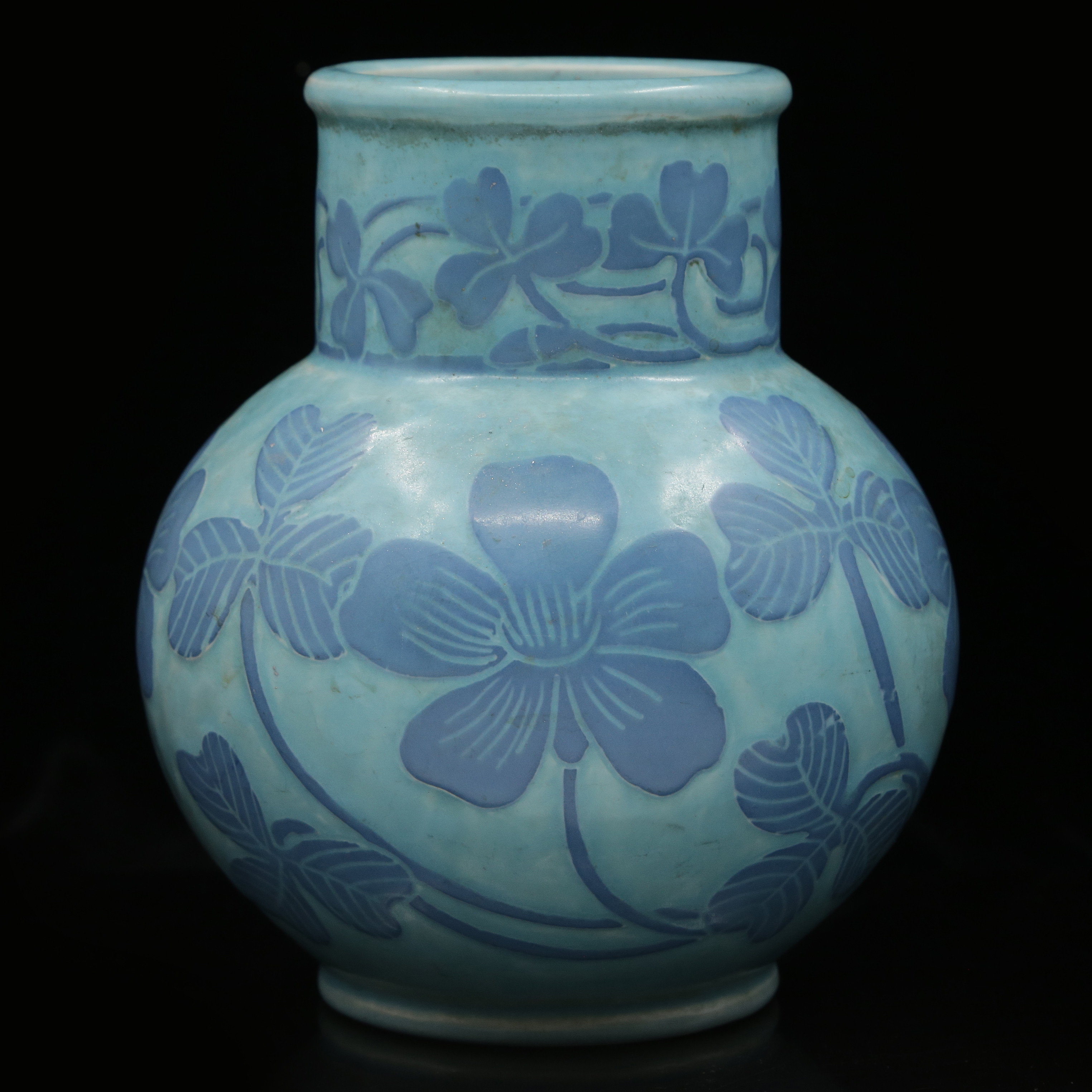 ELSA ENGESTRÖM (1885-1976) VAS "SGRAFFITO" ÅR 1913 GUSTAFSBERG, SIGNERAD (GUSTAVSBERG 1912-1916).