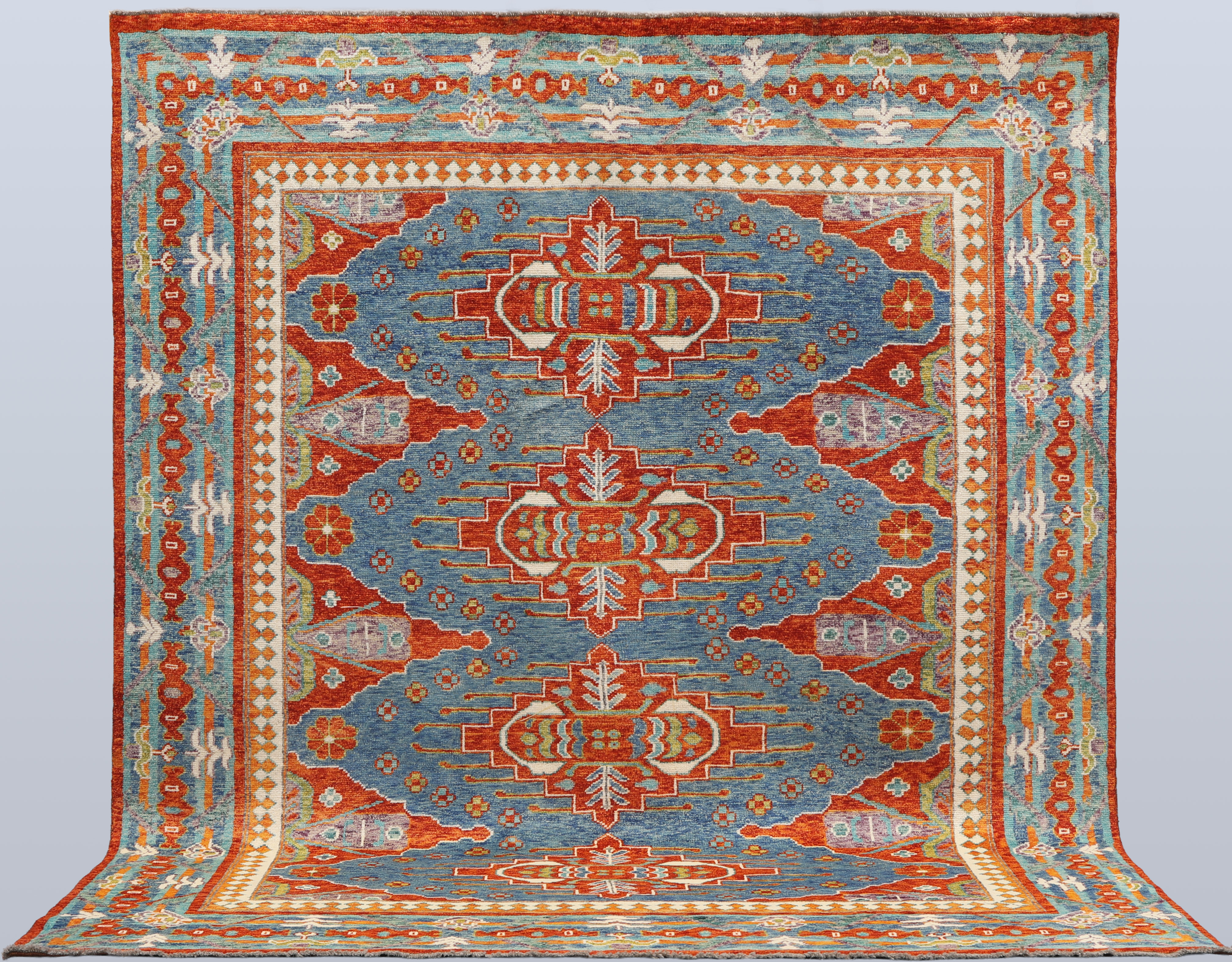 ORIENTMATTA. Azari, ullvarp, 299 x 252 cm.