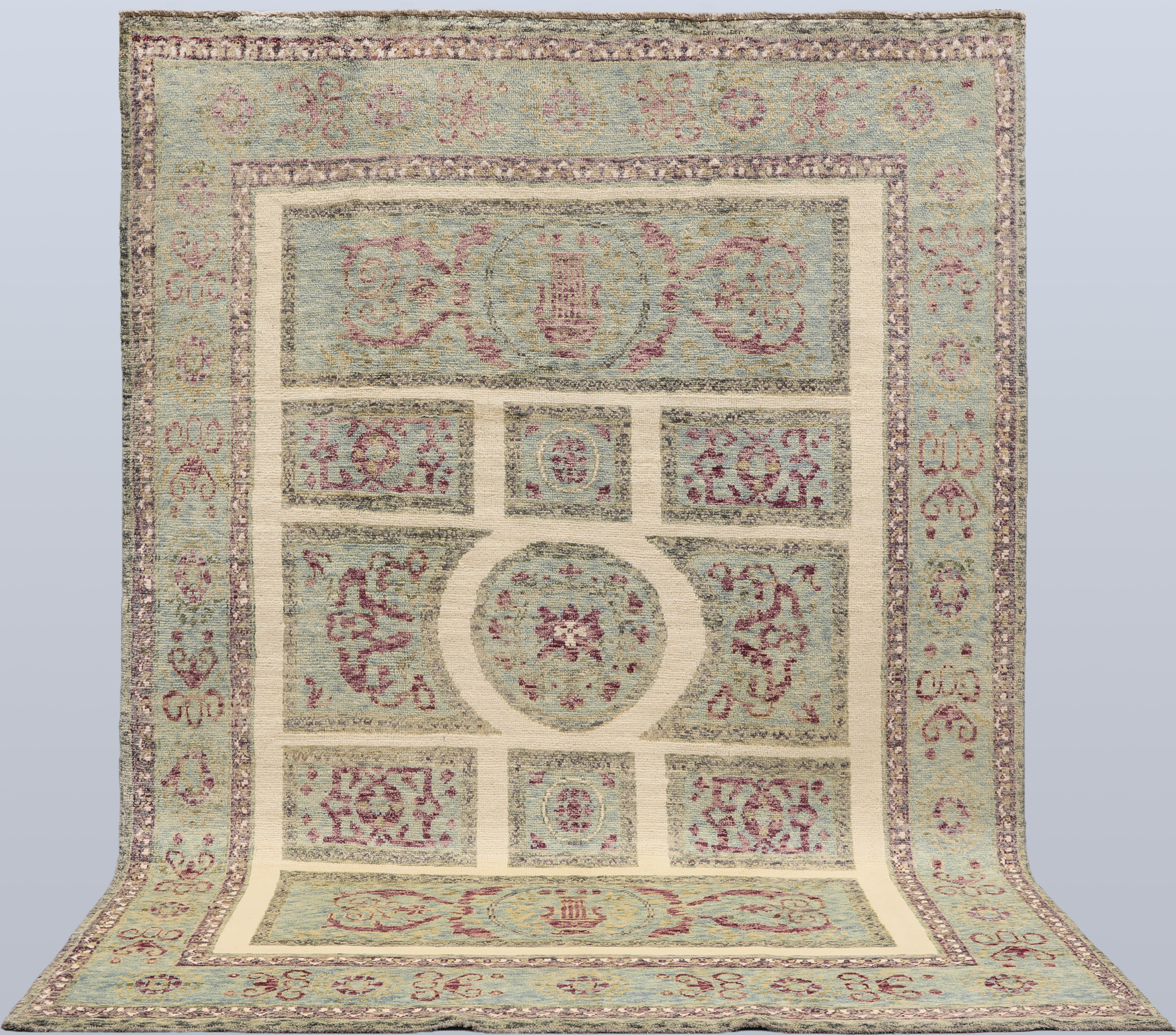 ORIENTMATTA. Orientalisk fine, ullvarp, 285 x 203 cm.