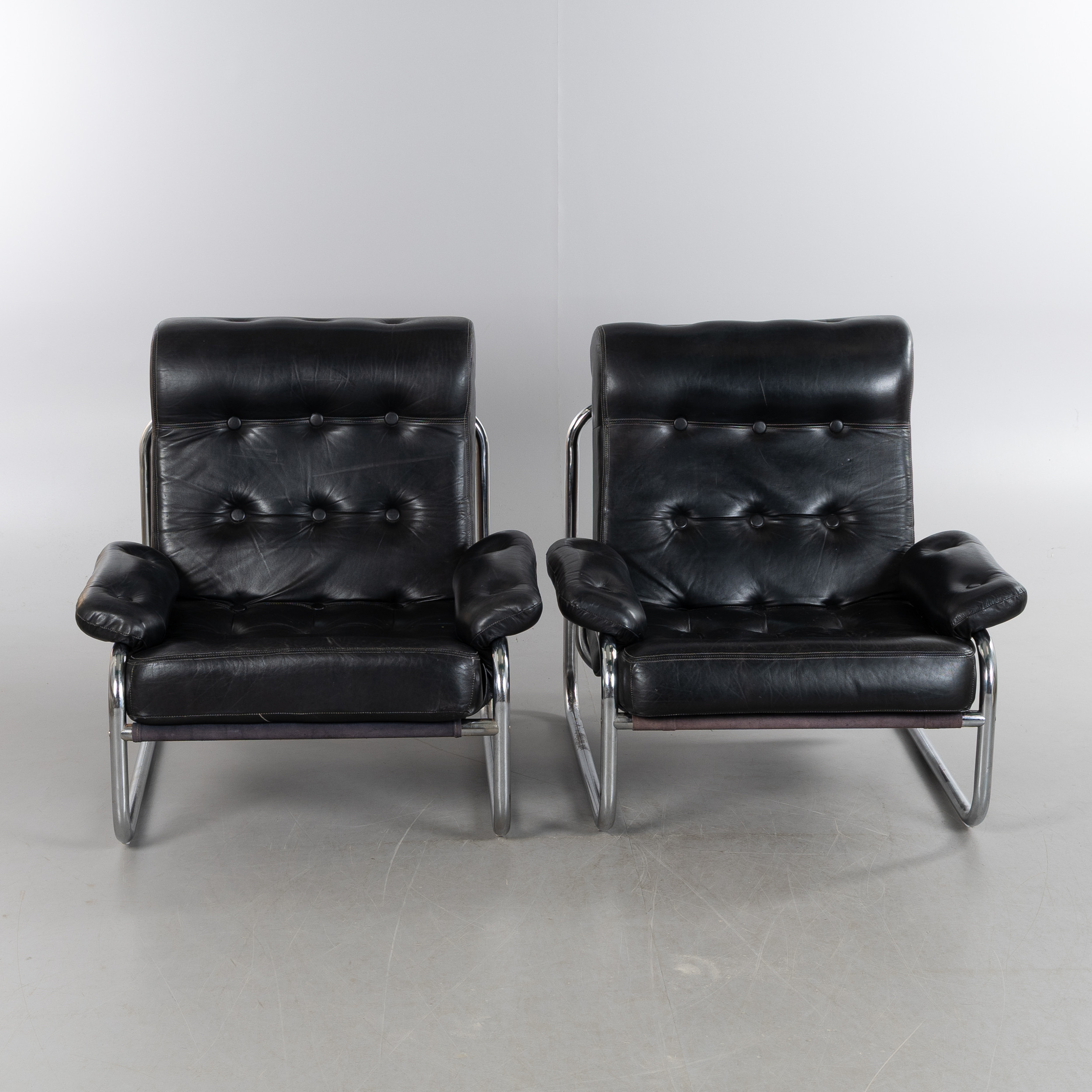 JOHN-BERTIL HÄGGSTRÖM. Fåtöljer, ett par, "Borkum", IKEA, 1970-tal.