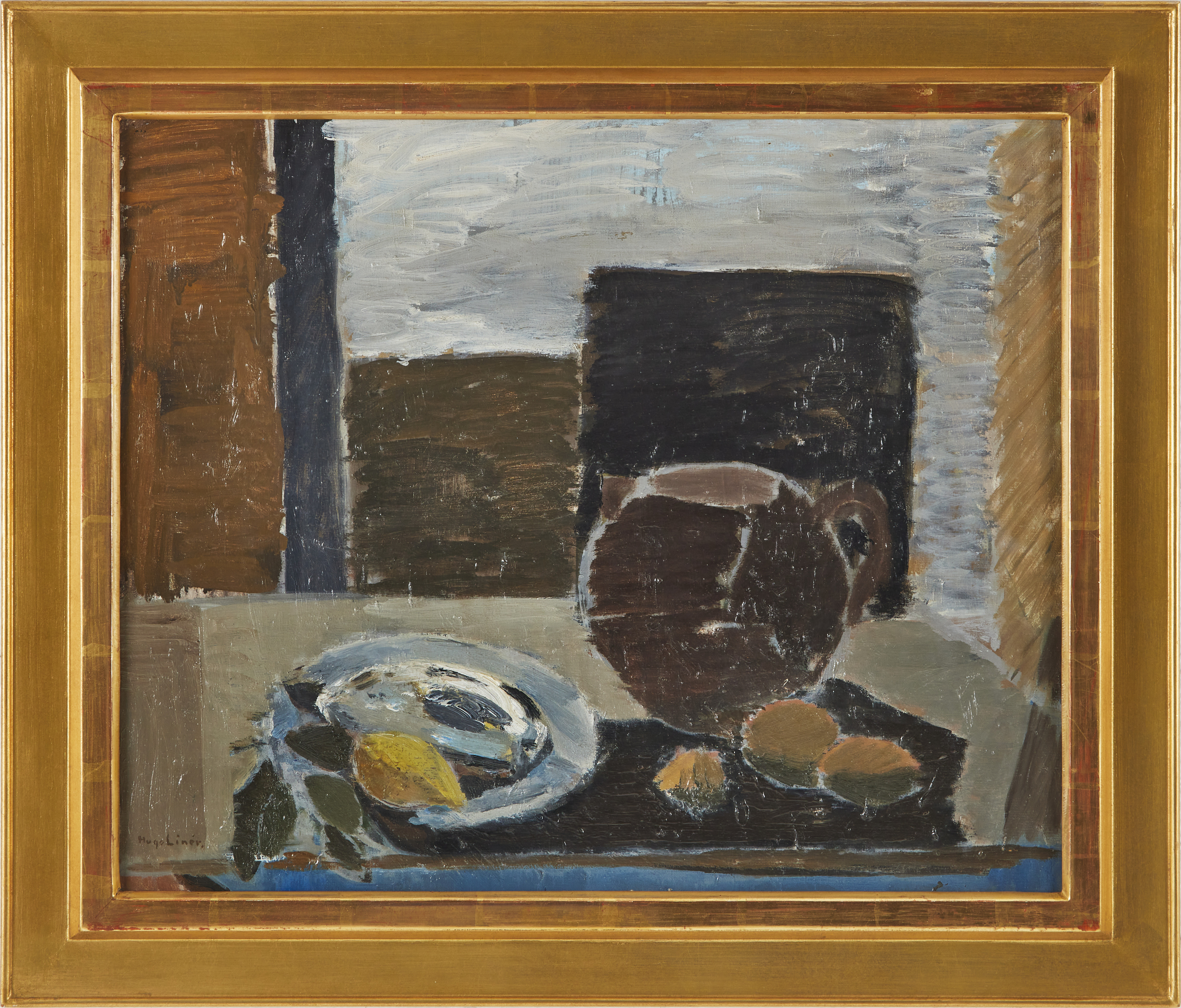 HUGO LINÉR (1900-1981). Stilleben, olja på duk, signerad Hugo Linér.