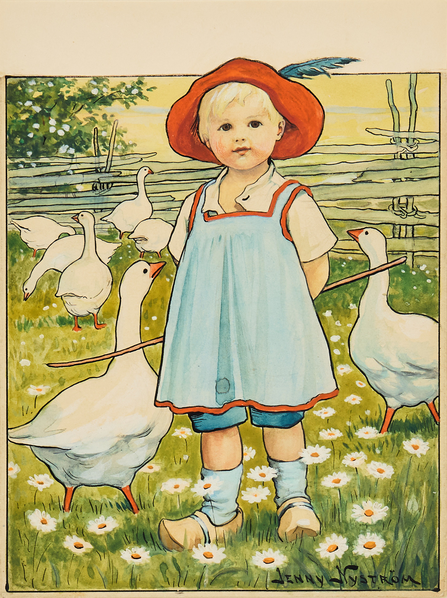 JENNY NYSTRÖM. Den lille gåsherden.