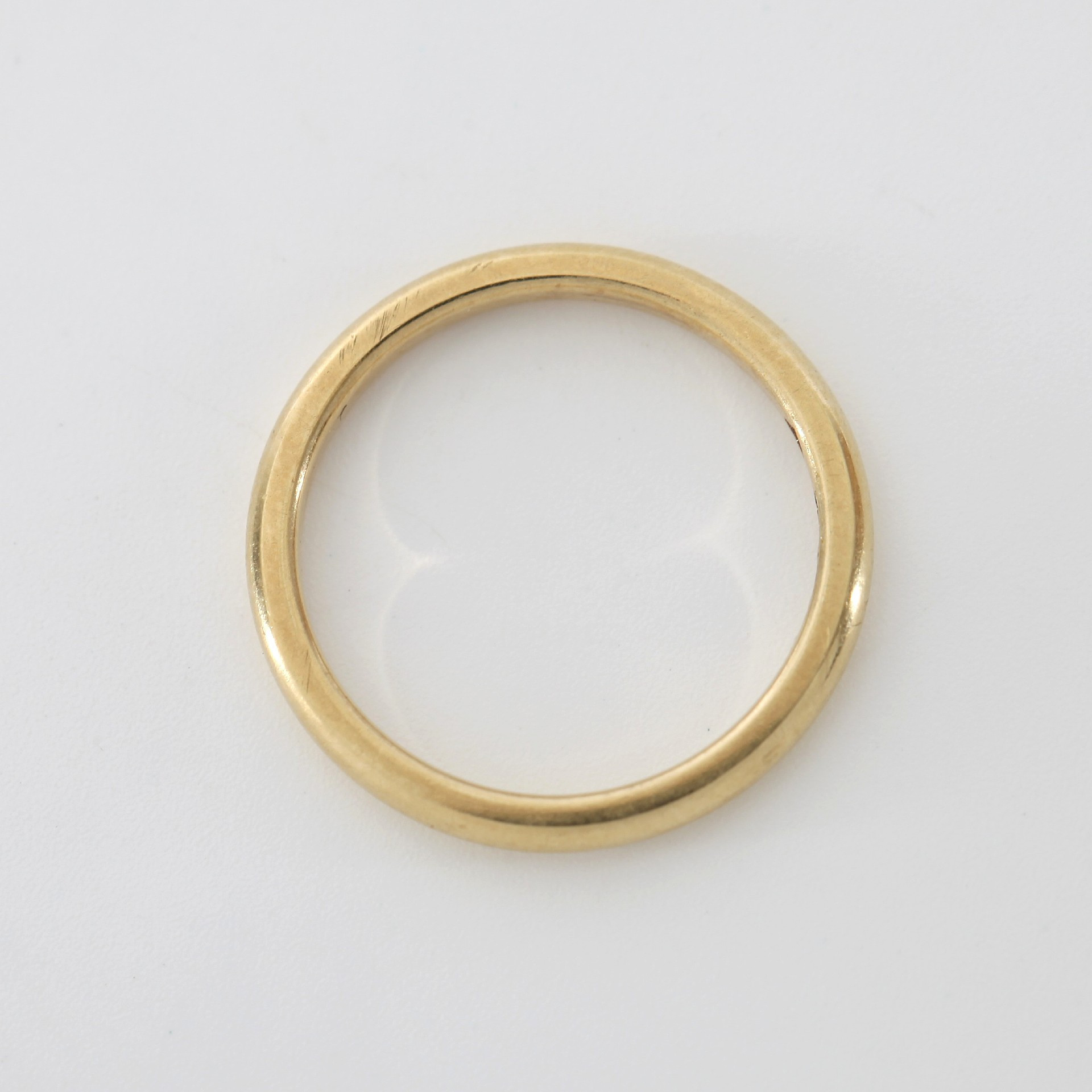 SLÄT RING, 14K guld.