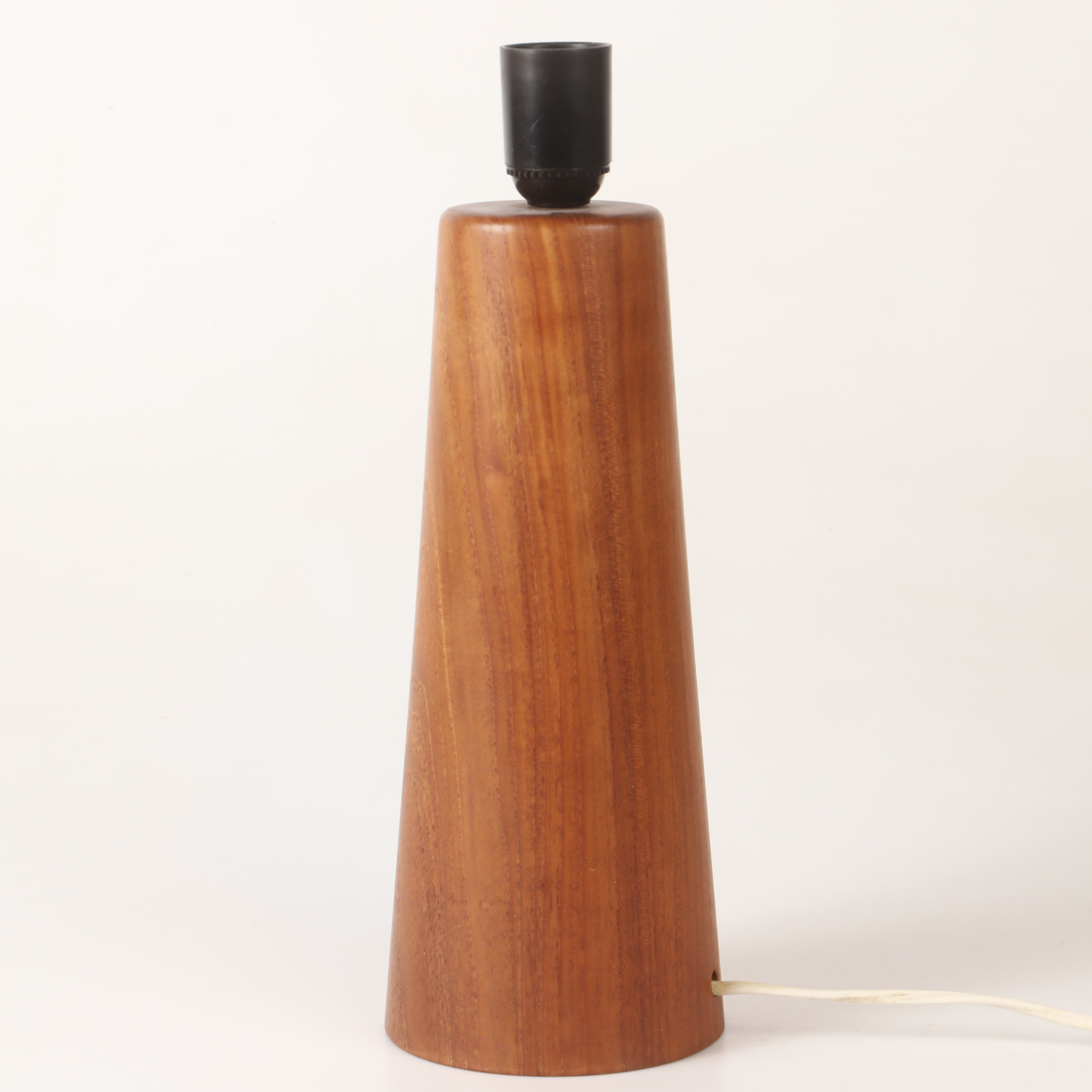 BORDSLAMPA, teak, 1960/70-tal.