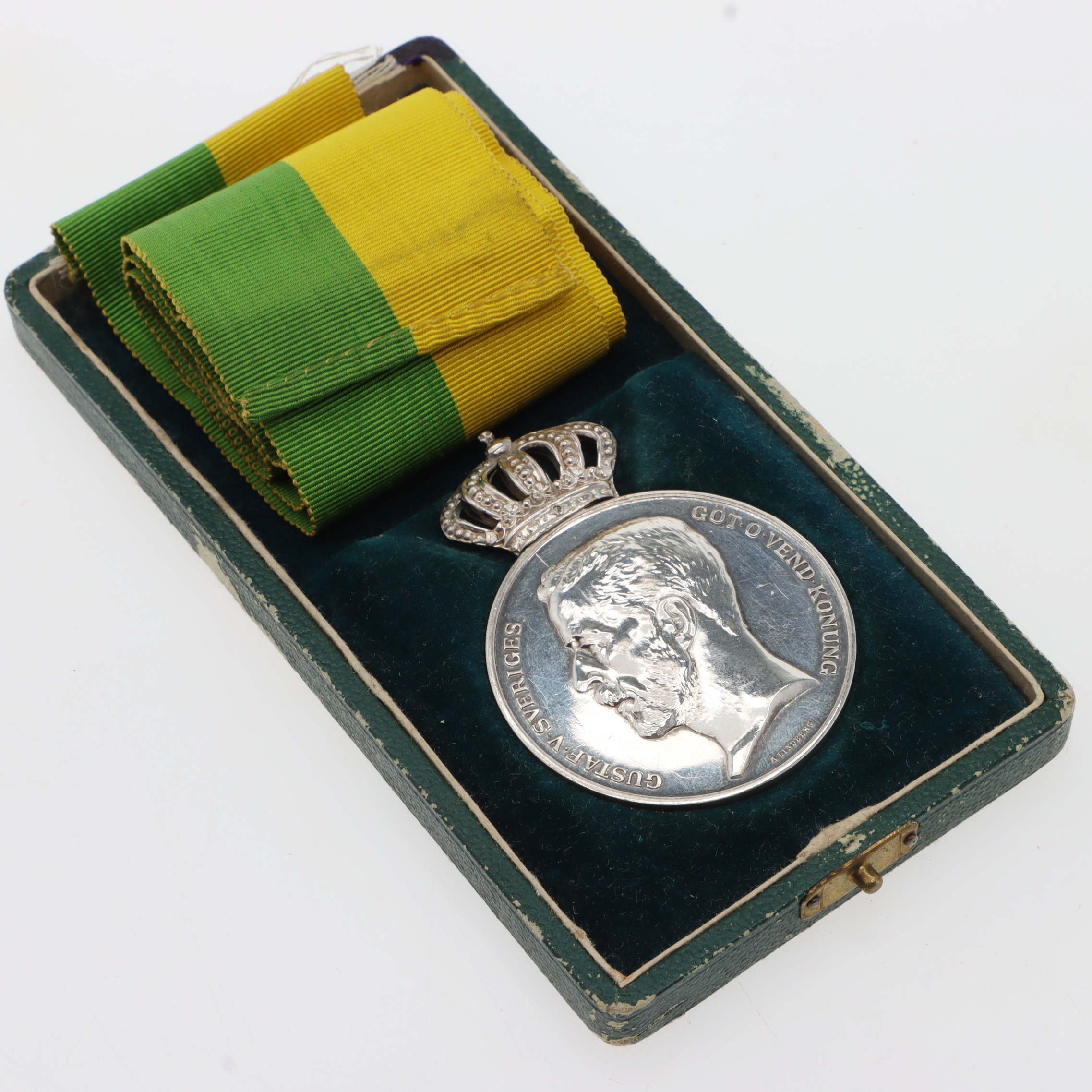FÖRTJÄNSTMEDALJ, silver, Kongl. Patriotiska Sällskapet,1930.