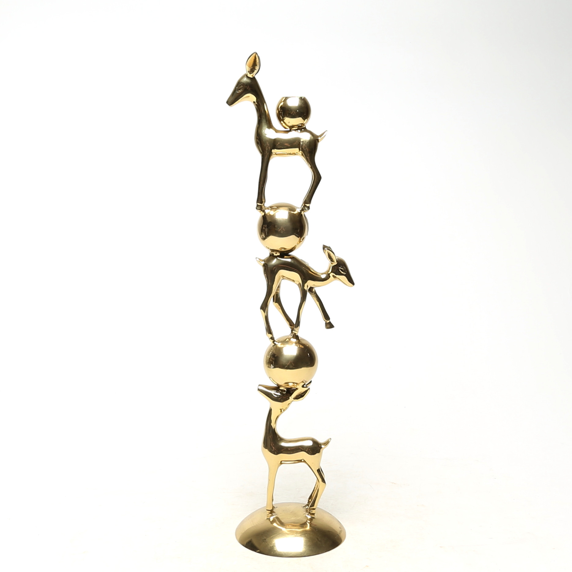 OIDENTIFIERAD KONSTNÄR. SKULPTUR/LJUSSTAKE, signerad Pols Potten.