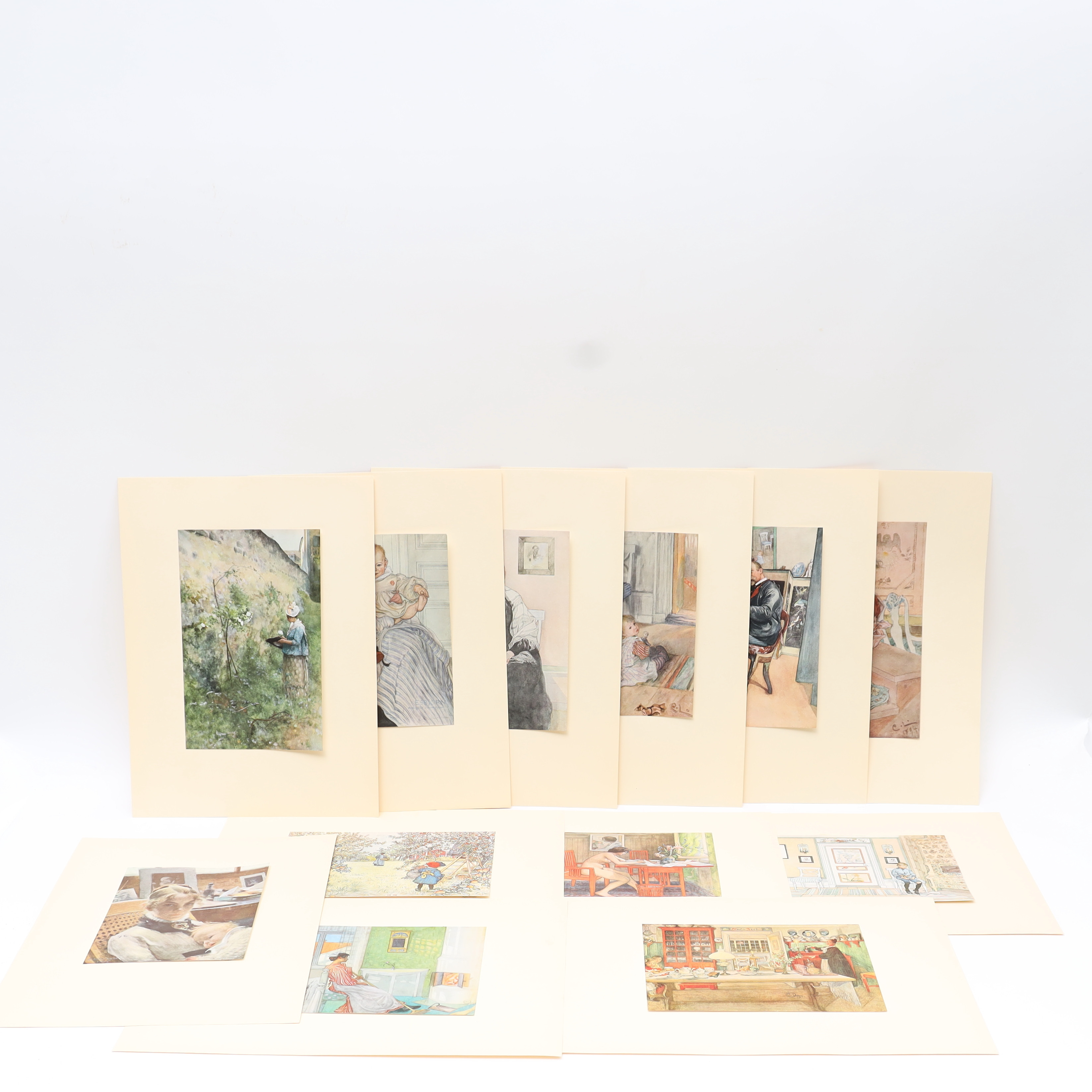 GRAFIKMAPP, Carl Larsson, innehållandes 12st tryck.