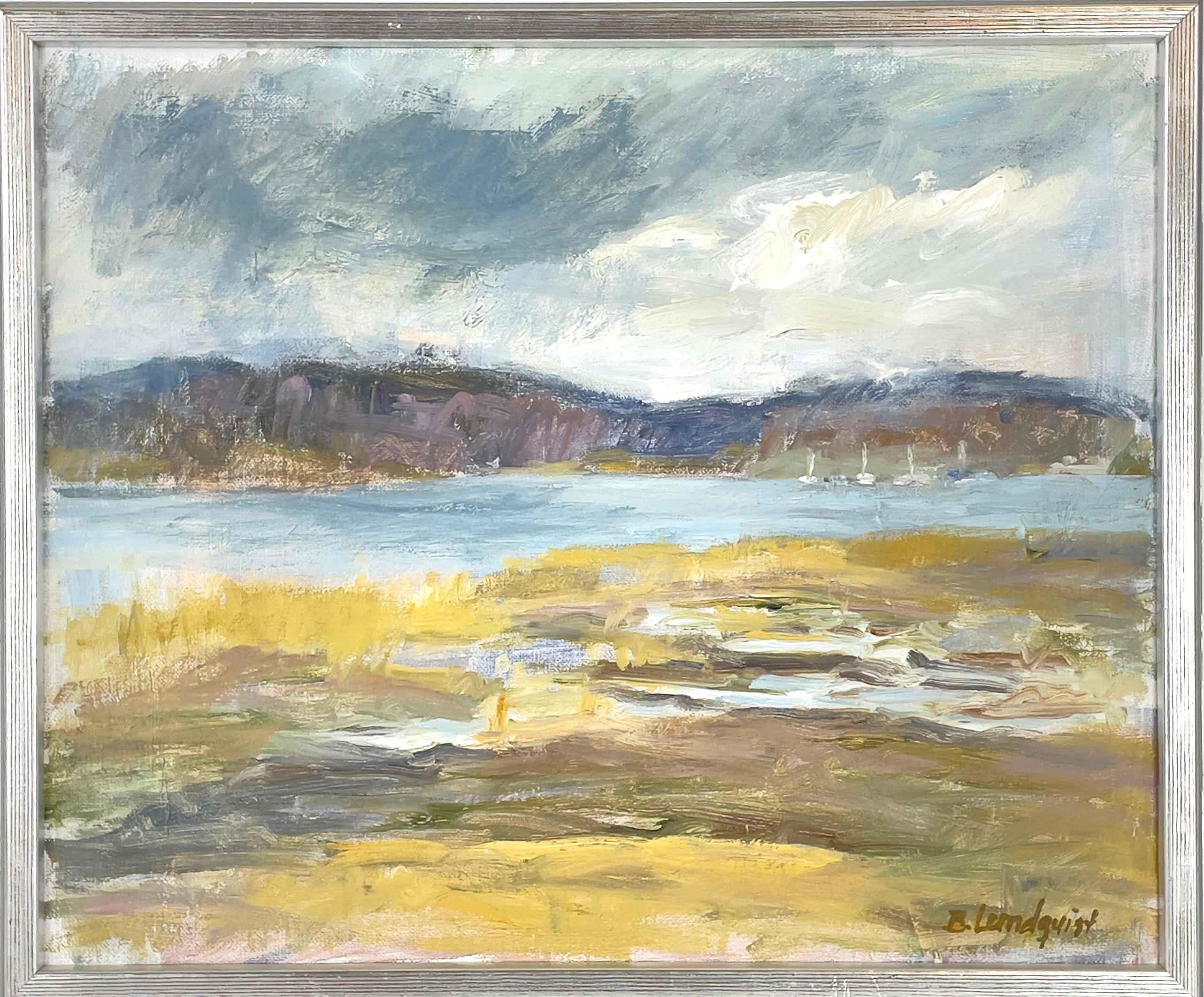BIRGITTA LUNDQUIST (1925 - 2006), olja på duk, "Vår, Långgarn", signerad B. Lundquist.