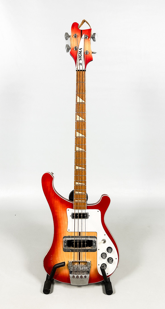 ELBAS, SIGMA, Rickenbacker stil, Sunburst finish, 1970-tal.