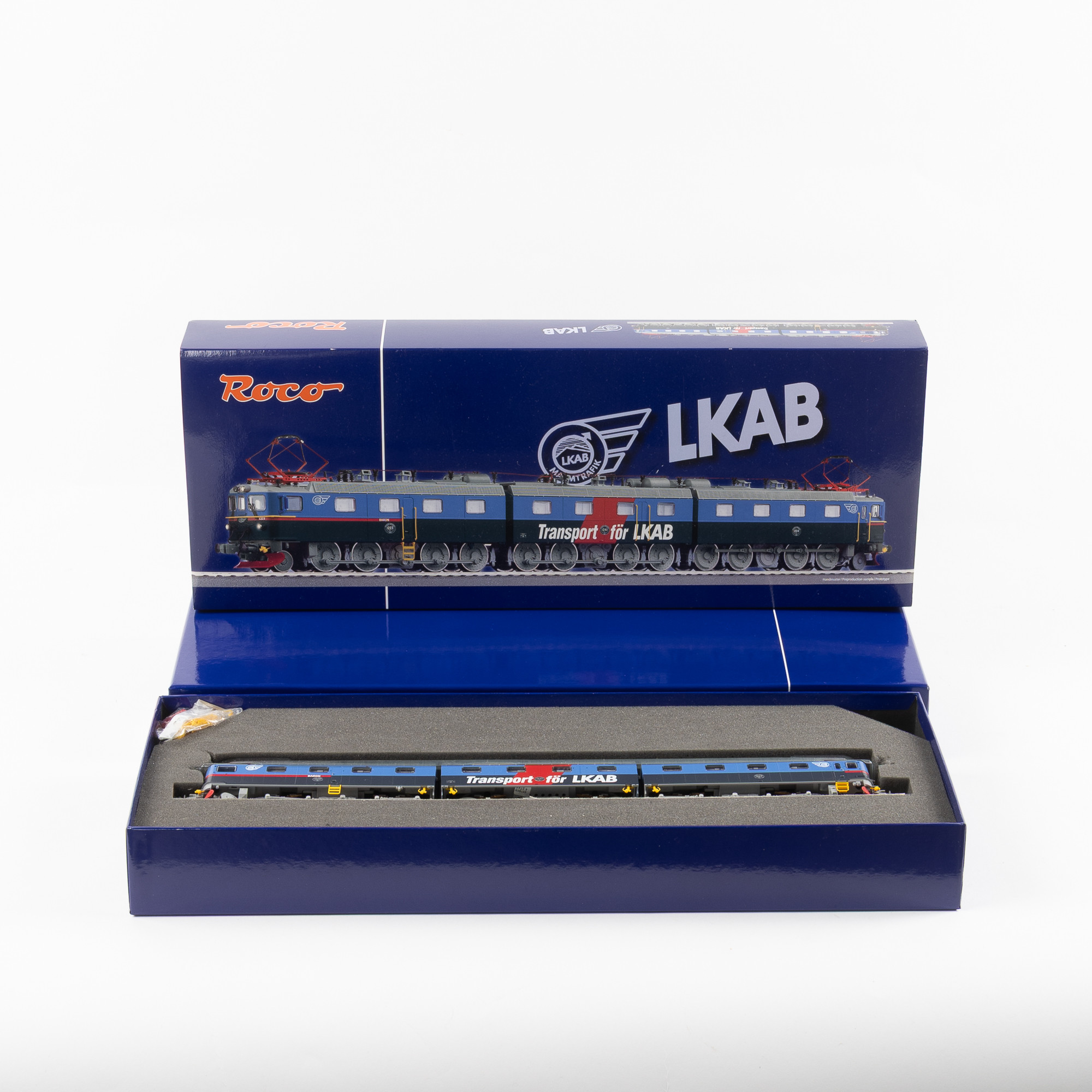 ROCO, modelljärnvägsdelar, 3 st, LKAB:s 1223, 1241 ocg 1224.
