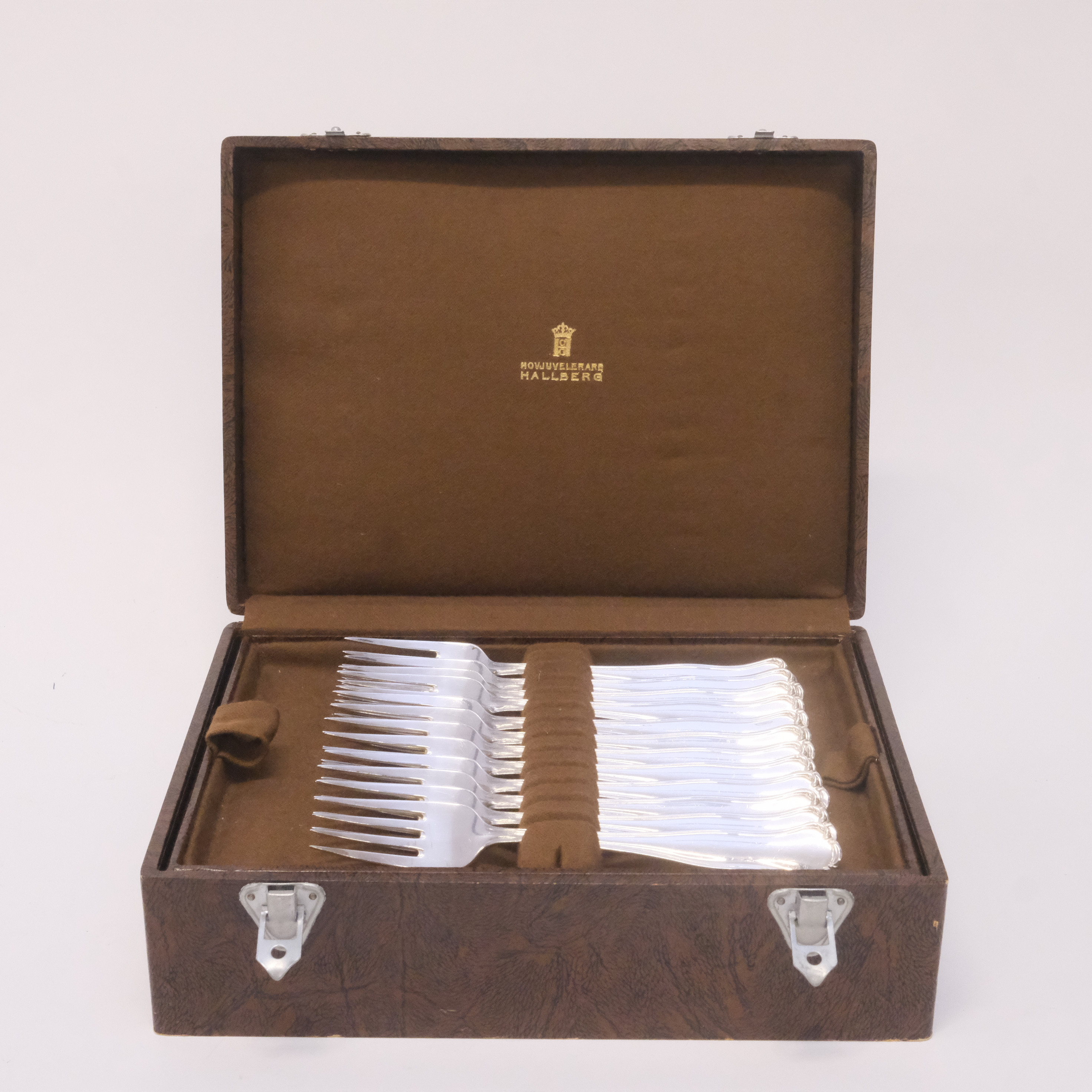 BESTICK, "HALLBERGSMODELLEN KUNGSHOLM", SILVER, 24 DELAR.