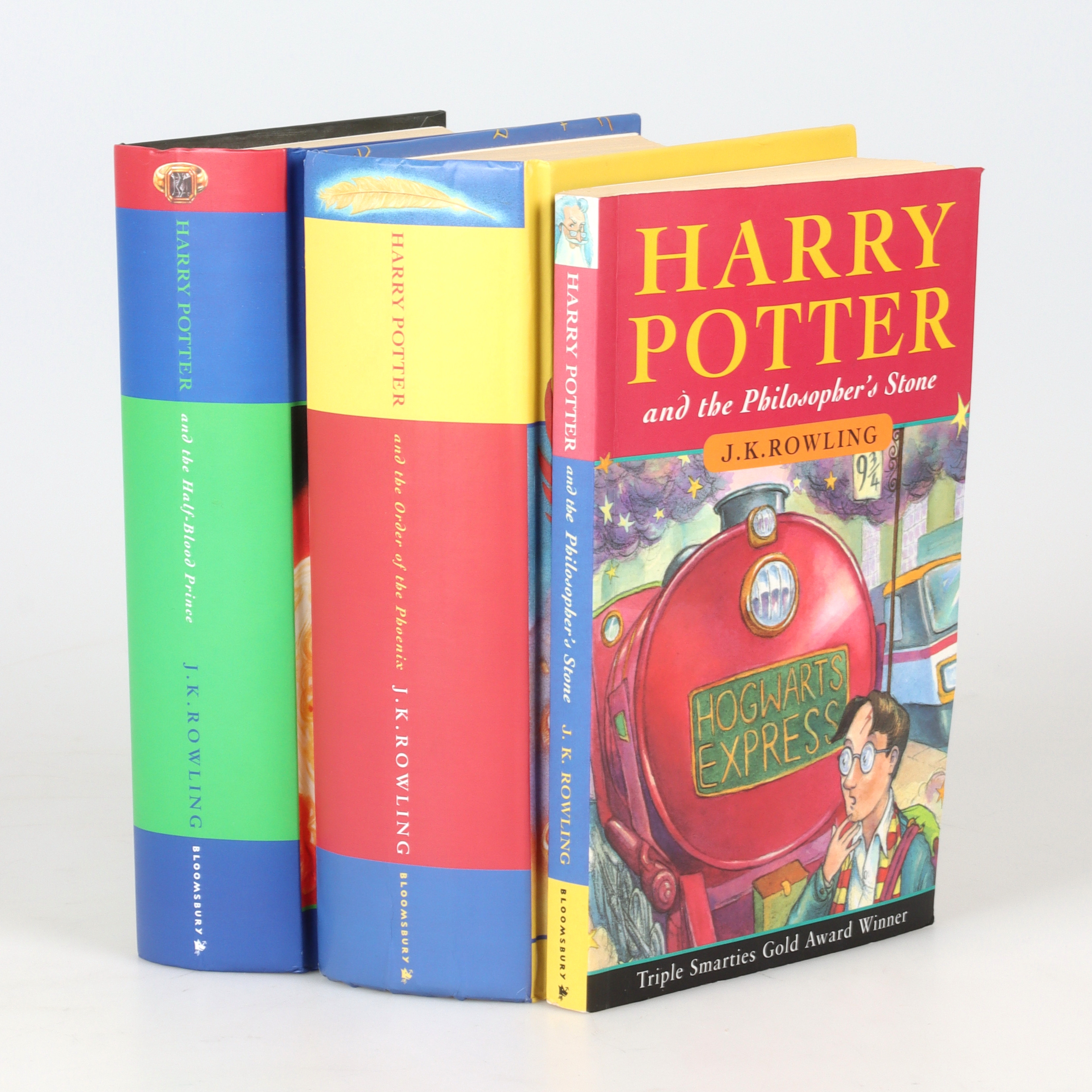 BÖCKER 3 st, J. K. Rowling, Harry Potter.