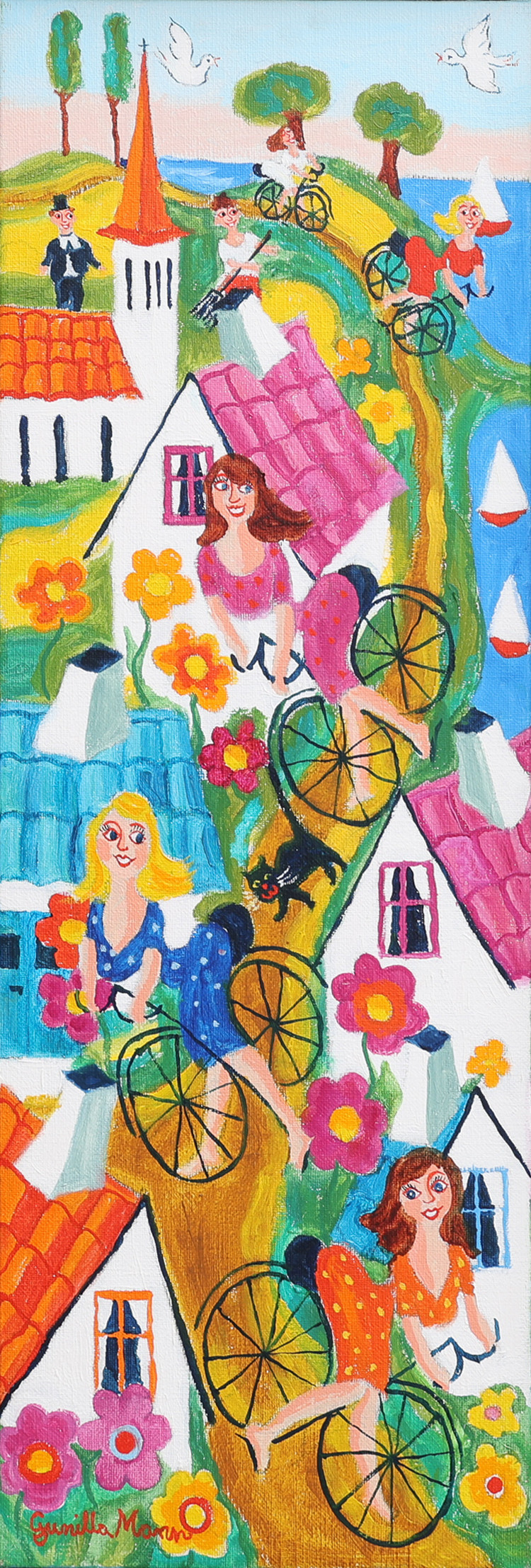 GUNILLA MANN. "FLICKOR PÅ VIFT".