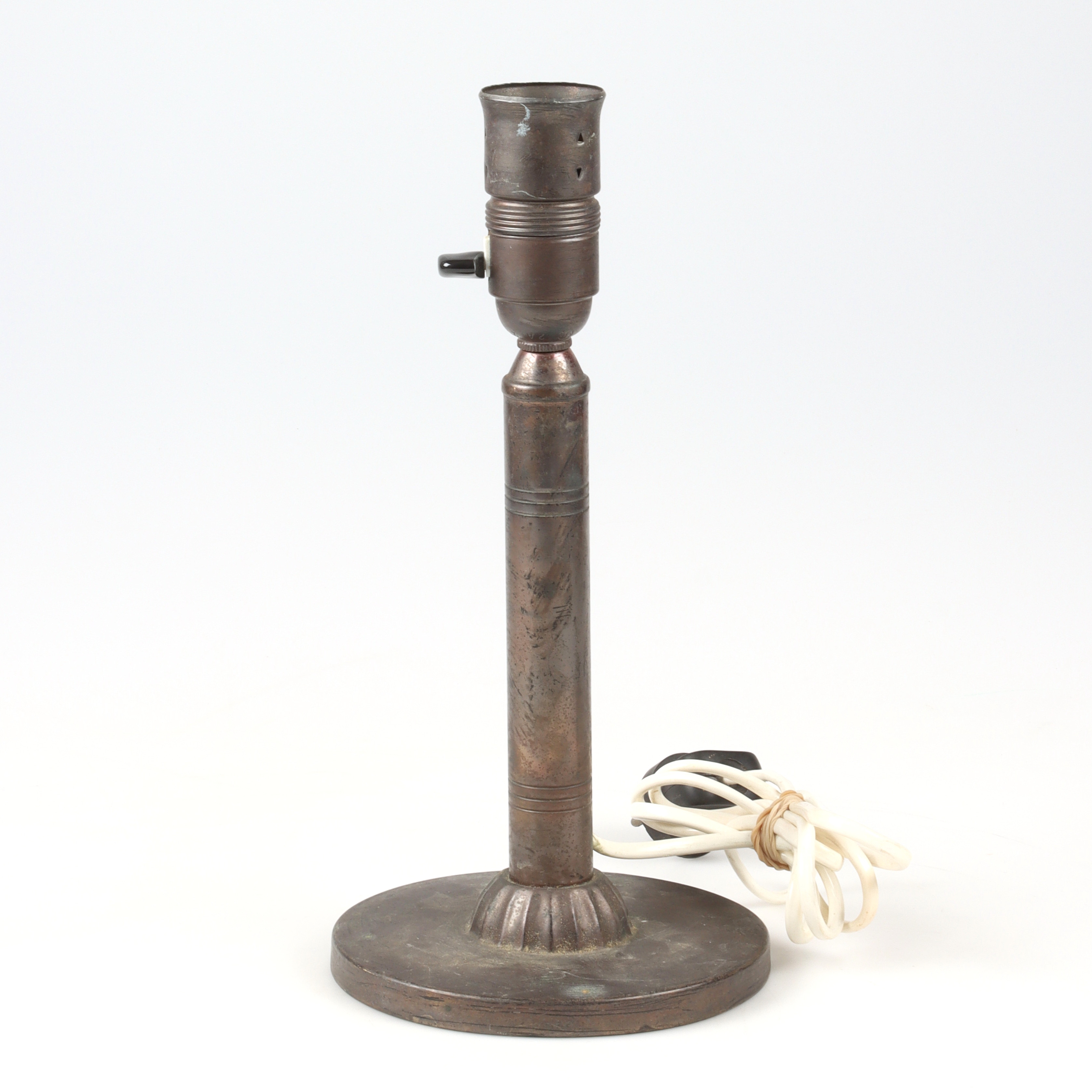 BORDLAMPA, brons, 1900-tal.