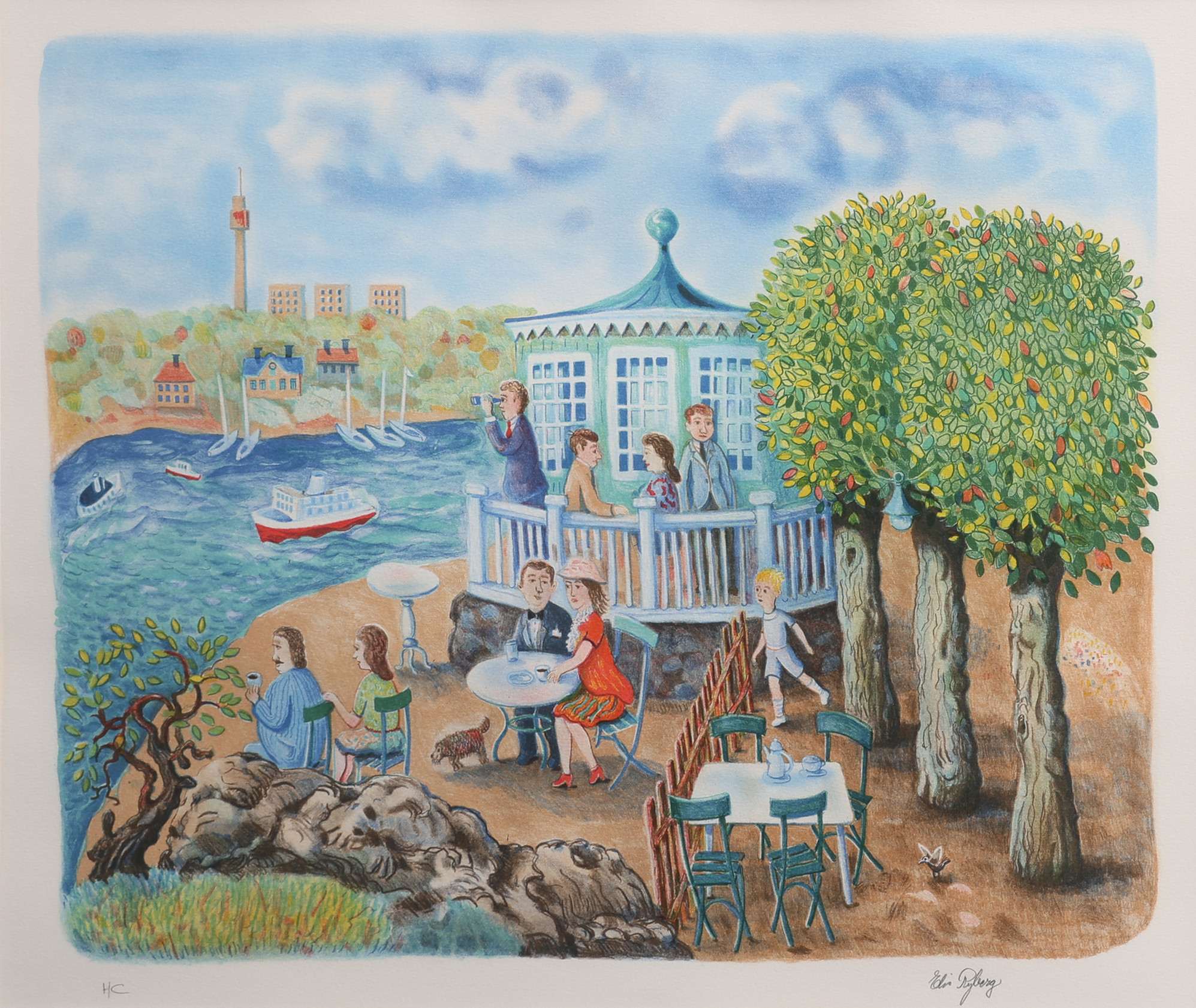 ELIS RYDBERG. STOCKHOLMSMOTIV.
