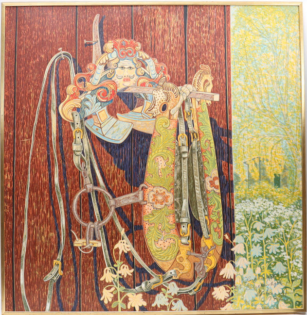 MÅRTEN ANDERSSON. "Selkroken" Färgseriegrafi, signerad, provtryck.
