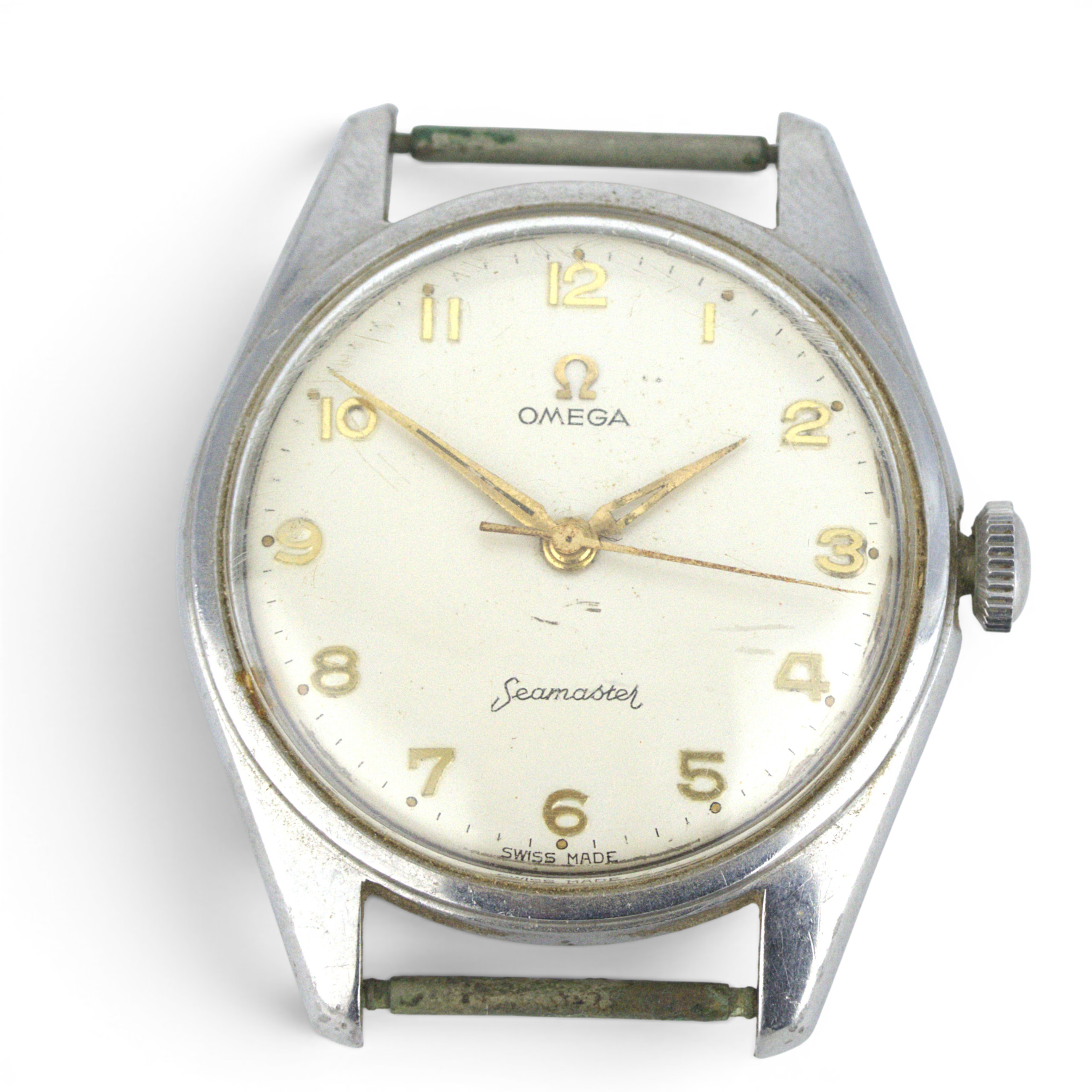 OMEGA. Seamaster, armbandsur, automatic, stål, lanserad 1958, Schweiz.