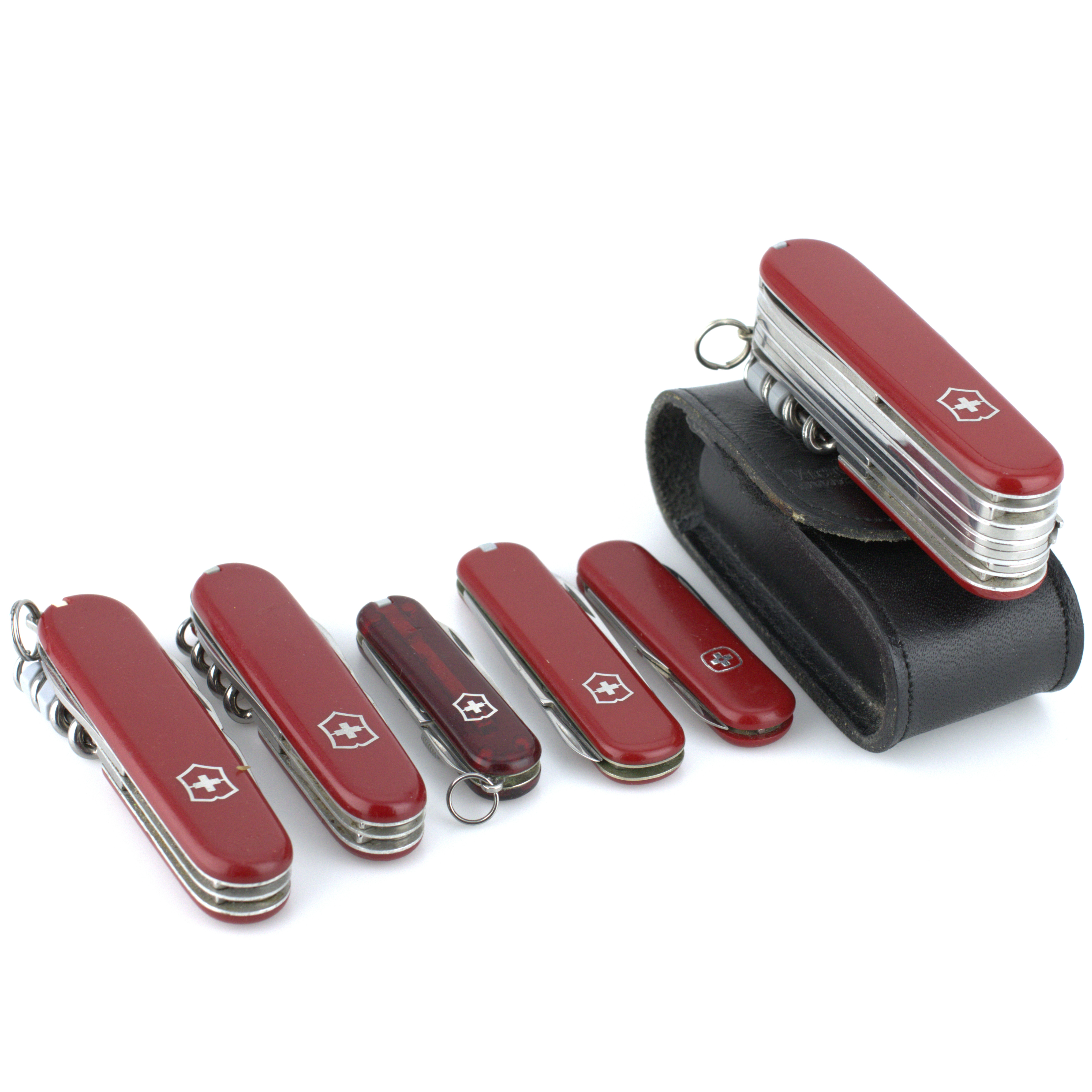FÄLLKNIVAR, 6 st, Victorinox, Schweiz.