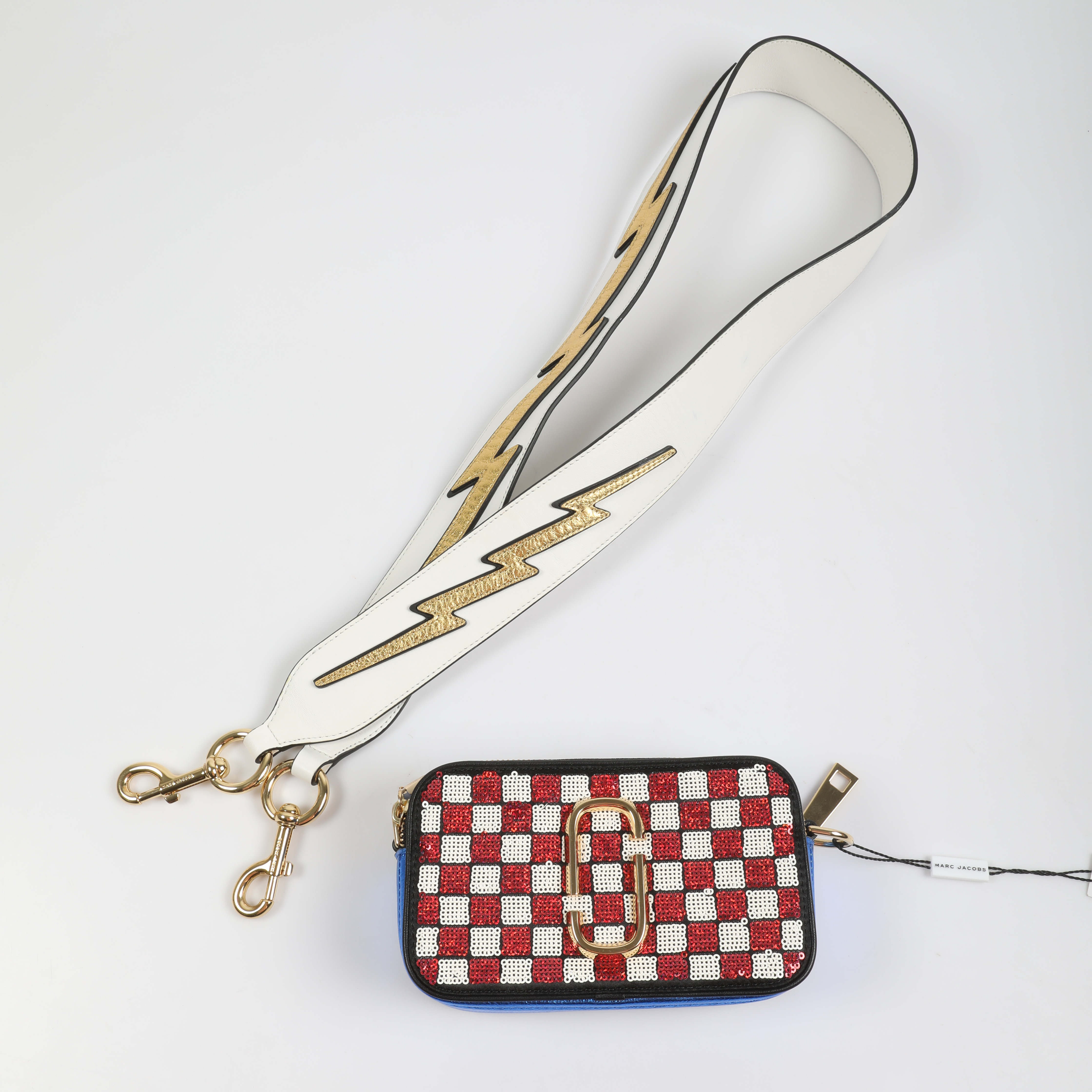 MARC JACOBS. Väska, "Snapshot Sequin Check", New York, USA.