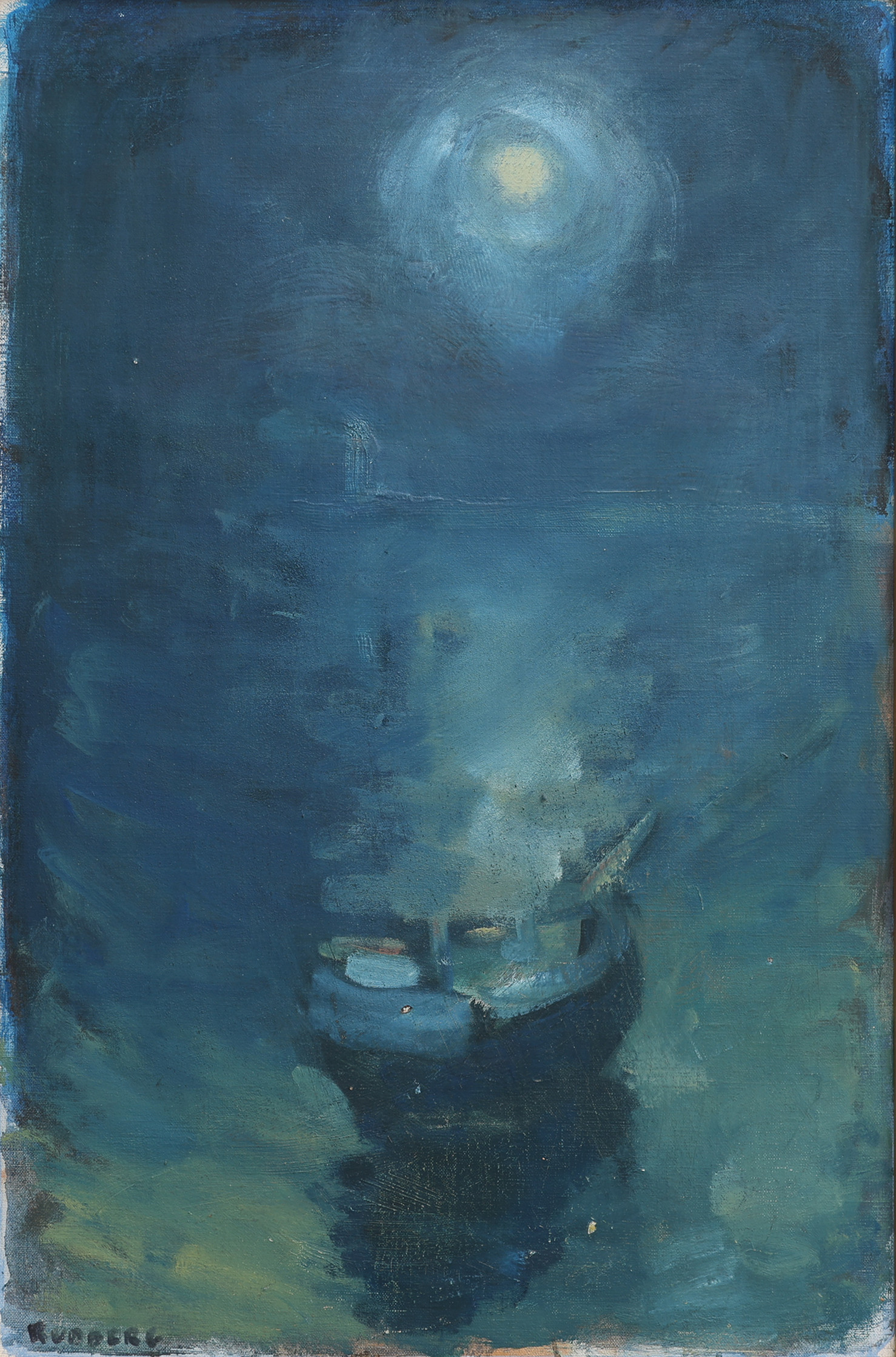 GUSTAV RUDBERG. "FULLMÅNE HVEN".